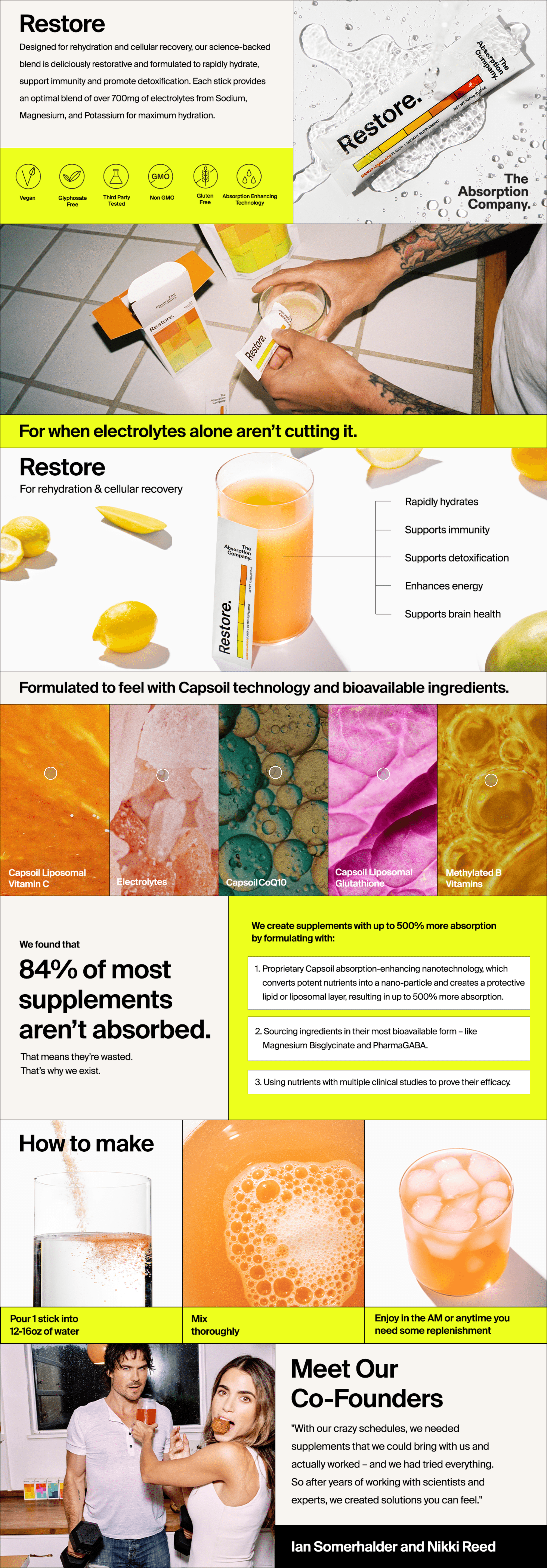 A+ Premium for Amazon.com: The Absorption Company Electrolyte Powder Packets