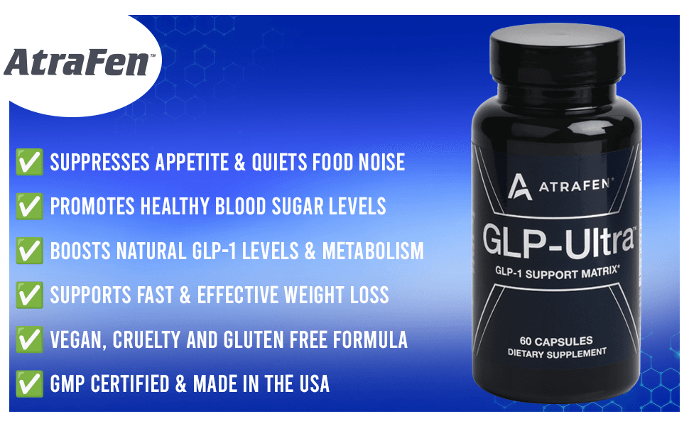 Atrafen GLP Ultra GLP-1 Activator Diet & Weight Loss Supplement Fat Burner: A+ Modules