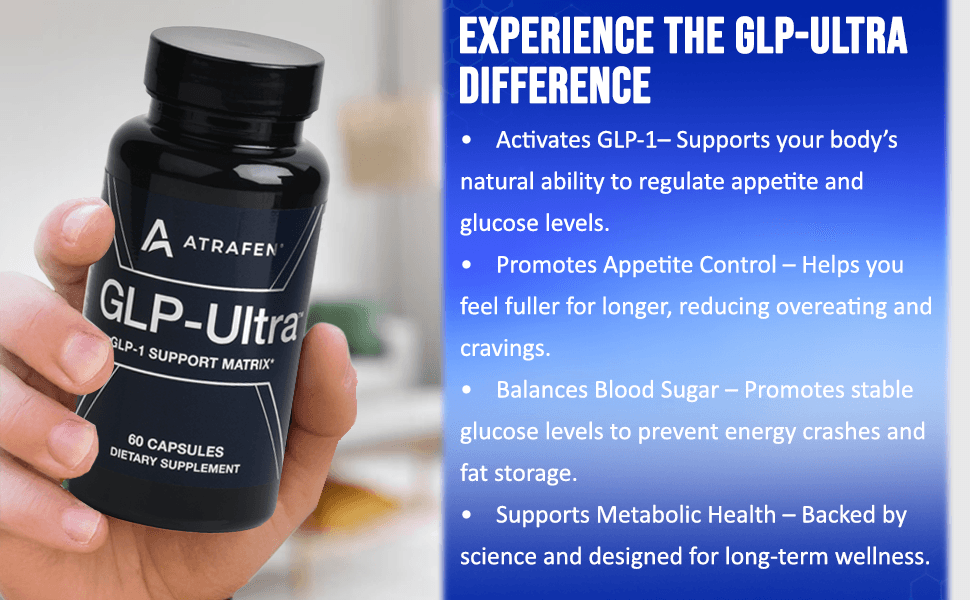 Atrafen GLP Ultra GLP-1 Activator Diet & Weight Loss Supplement Fat Burner: A+ Modules