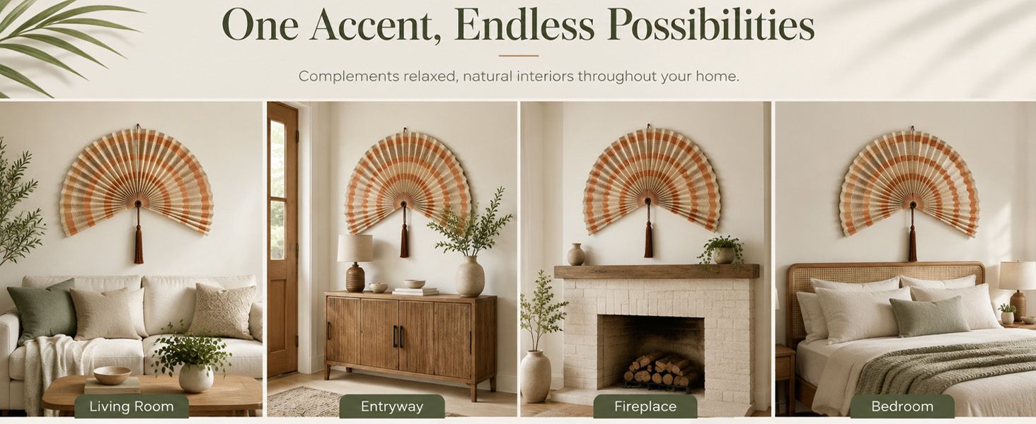Demonstrates how the same decorative accent piece works beautifully across multiple rooms and interior settings, helping shoppers envision its versatility throughout their home. Communicates the…