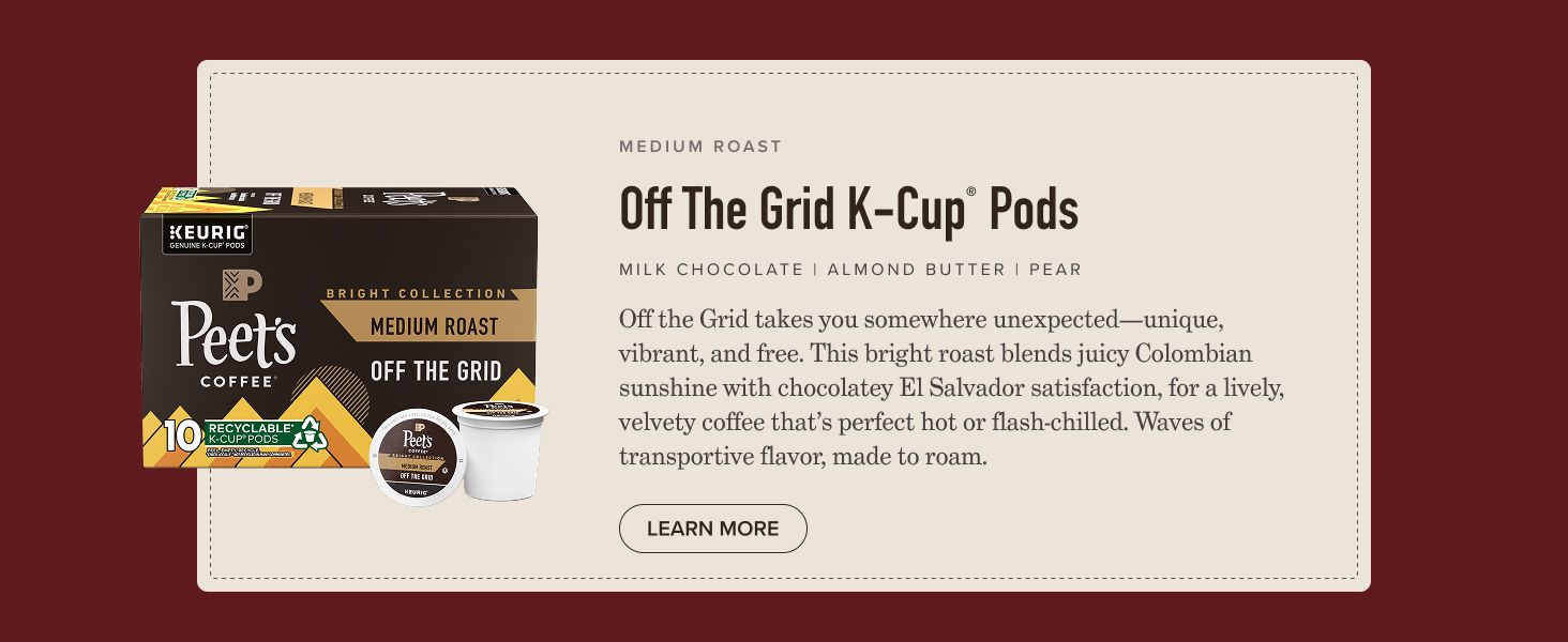Highlights the unique flavor characteristics and roast profile of this specific K-Cup variety to help shoppers understand what makes this coffee blend distinctive and appealing.