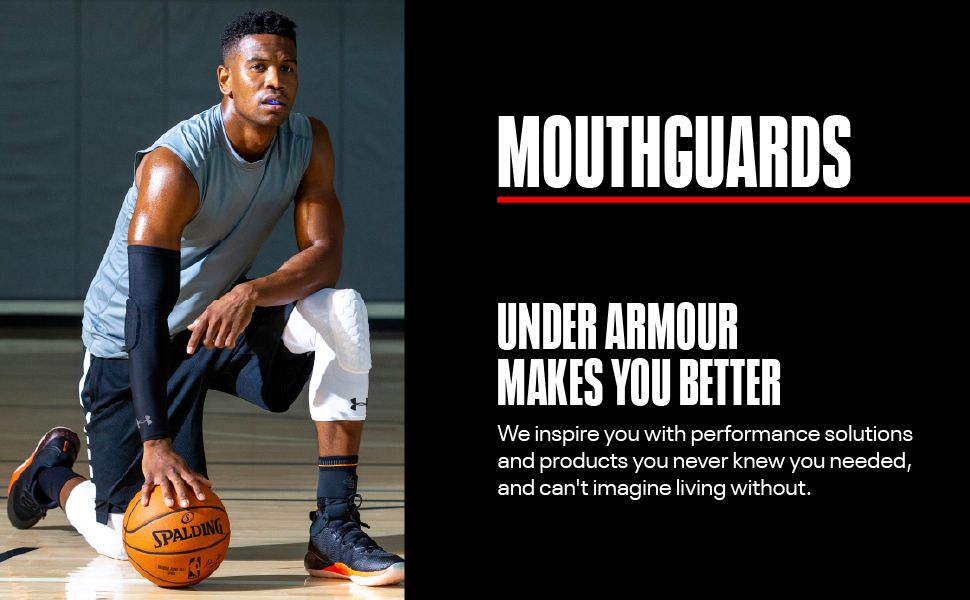 Communicates Under Armour's brand philosophy and mission to inspire athletes with performance solutions, building emotional connection and brand identity.
