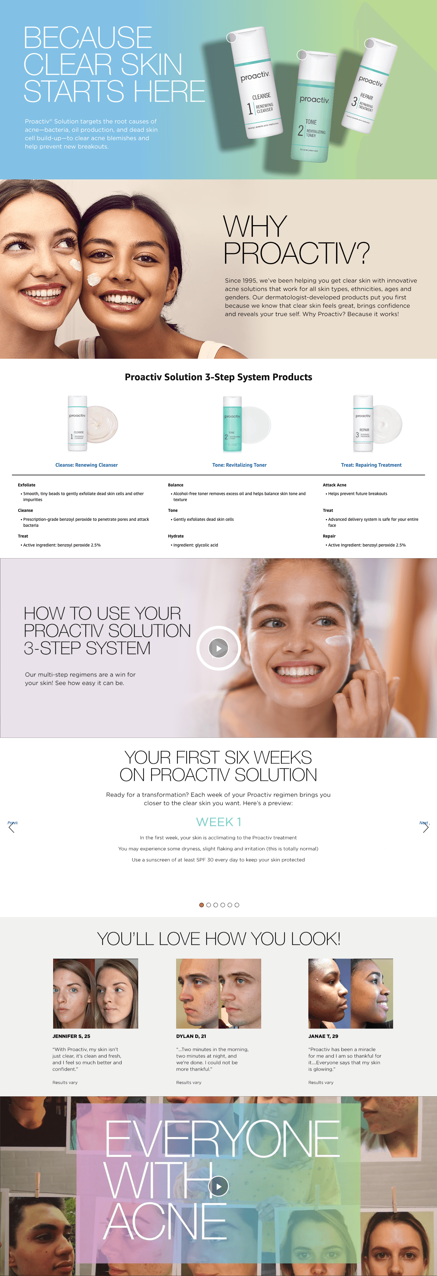 Amazon.com: Proactiv 3 Step Acne Treatment: A+ Premium