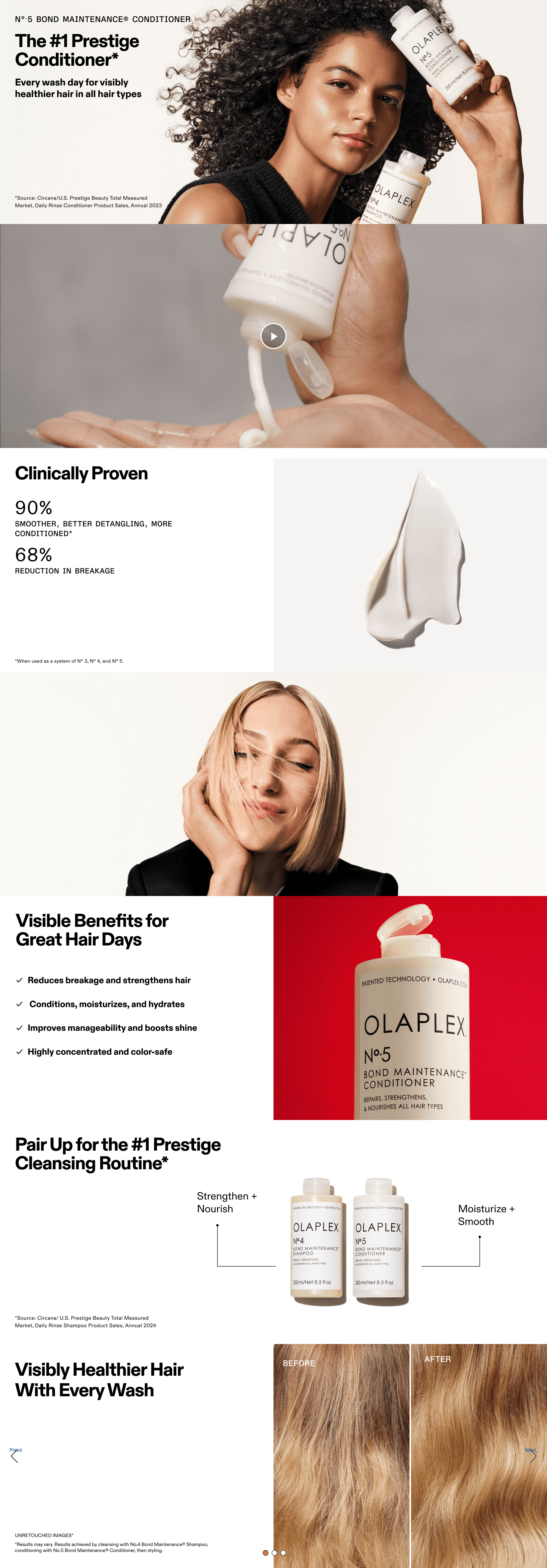 Amazon.com: Olaplex No. 5 Bond Maintenance Conditioner: A+ Premium