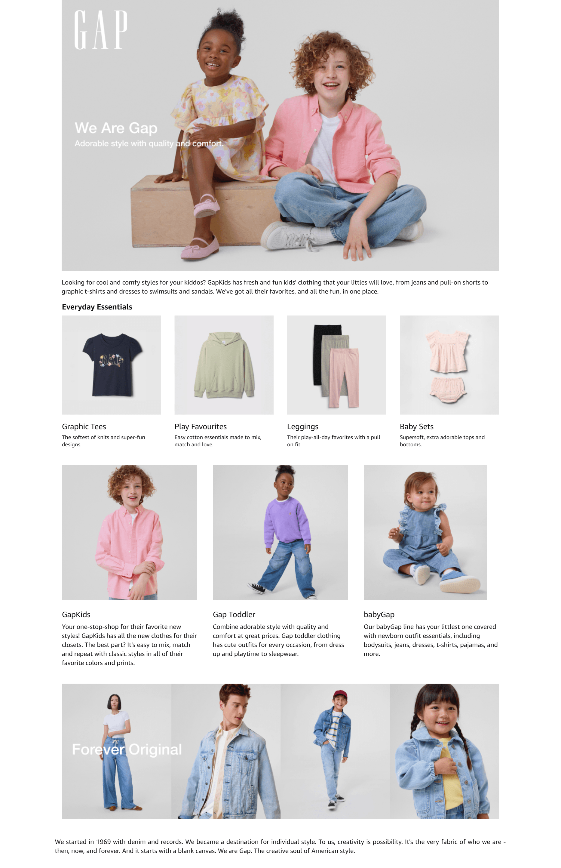 Amazon.com: GAP Baby Toddler Long John Pajama Set: Clothing: A+ Premium