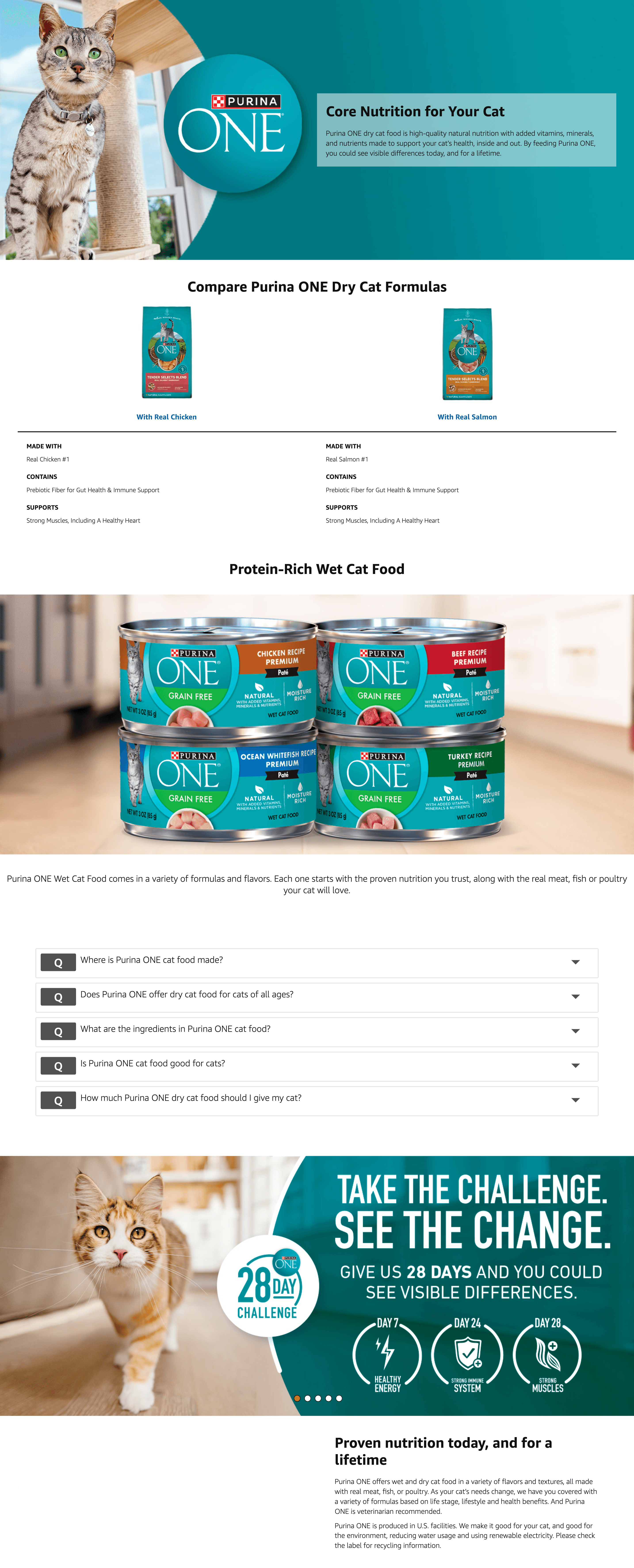 A+ Premium for Amazon.com : Purina ONE Natural Dry Cat Food