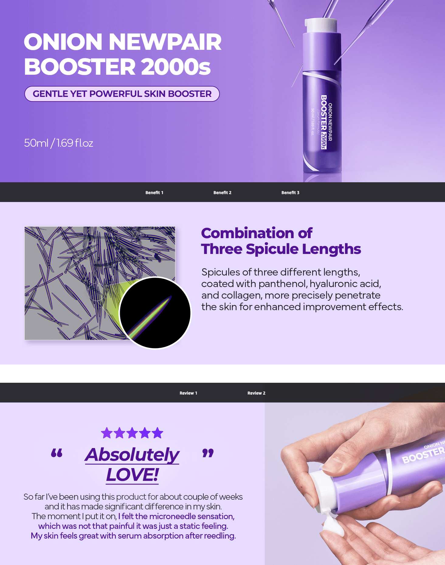 Amazon.com: ISNTREE Onion Newpair Booster 2000s 1.69 fl.oz: A+ Premium