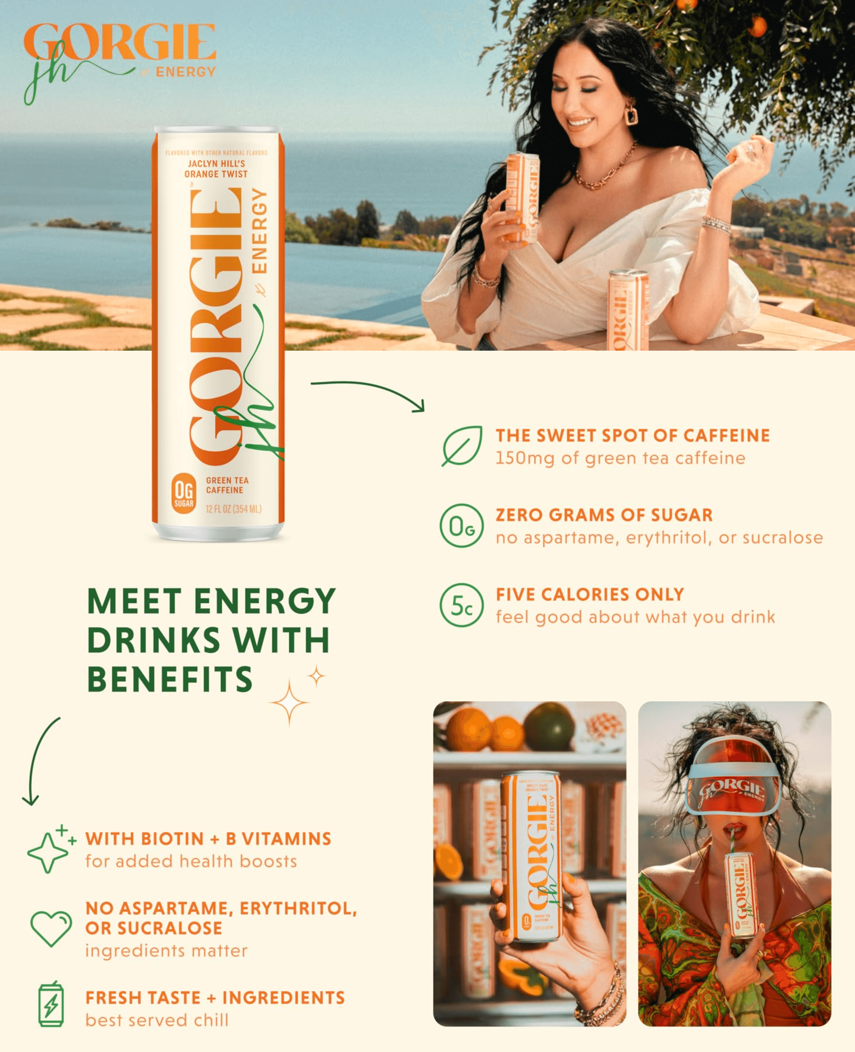 Amazon.com : GORGIE Sugar Free Natural Energy Drinks: A+ Premium