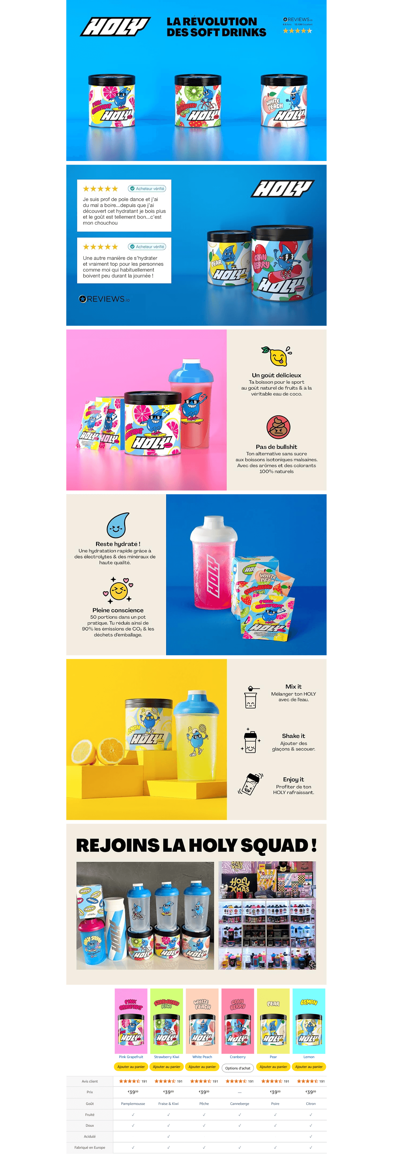 HOLY Hydration 'White Peach': A+ Premium