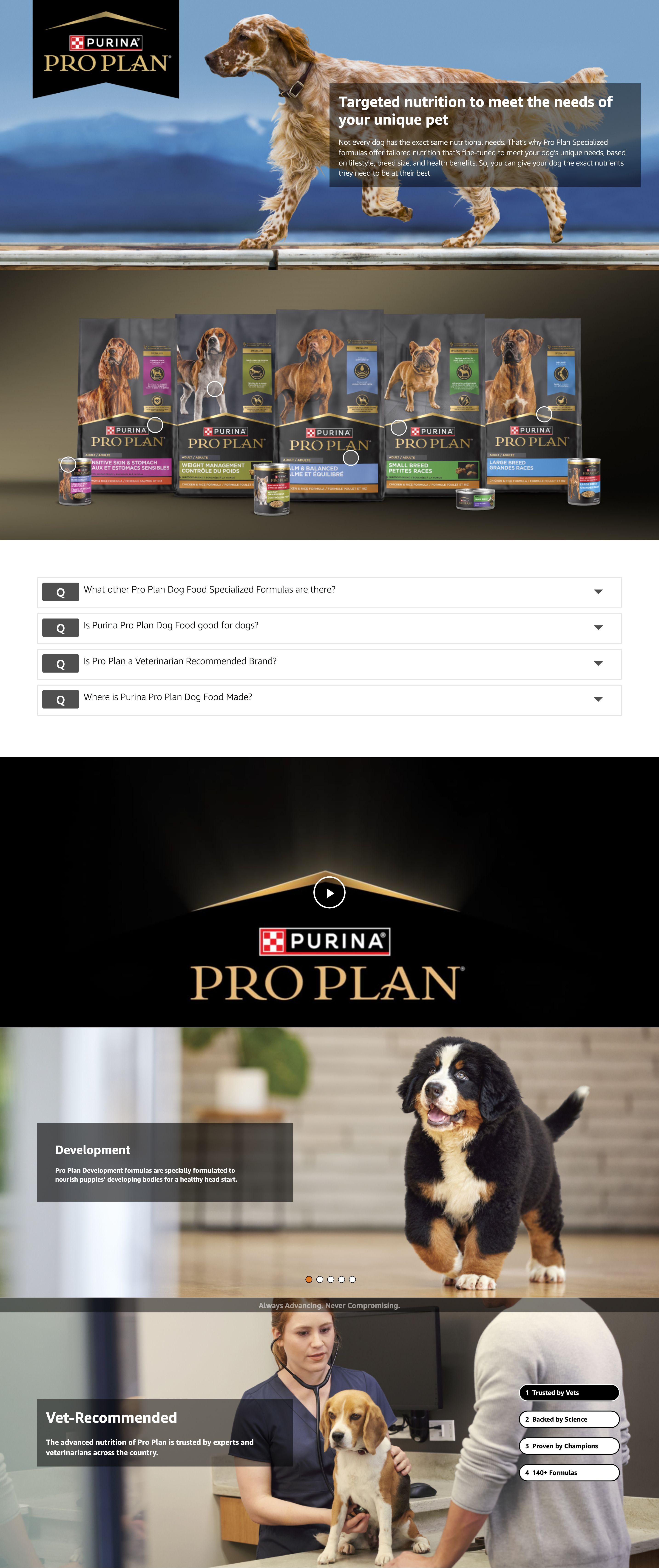 A+ Premium for Amazon.com: Purina Pro Plan Sensitive Skin and Stomach Dog Food Dry
