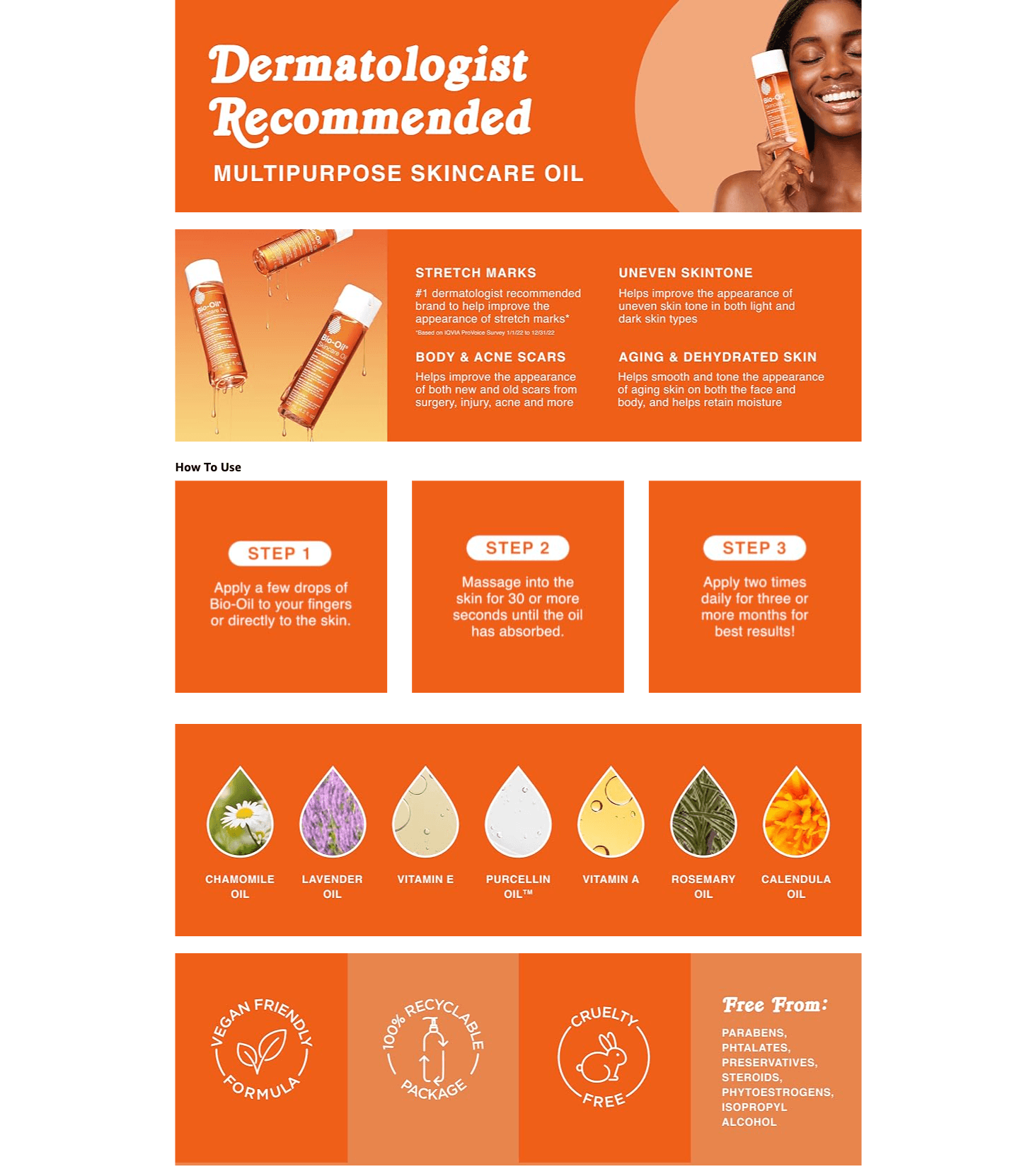 Amazon.com : Bio-Oil Skincare Body Oil Serum: A+ Premium