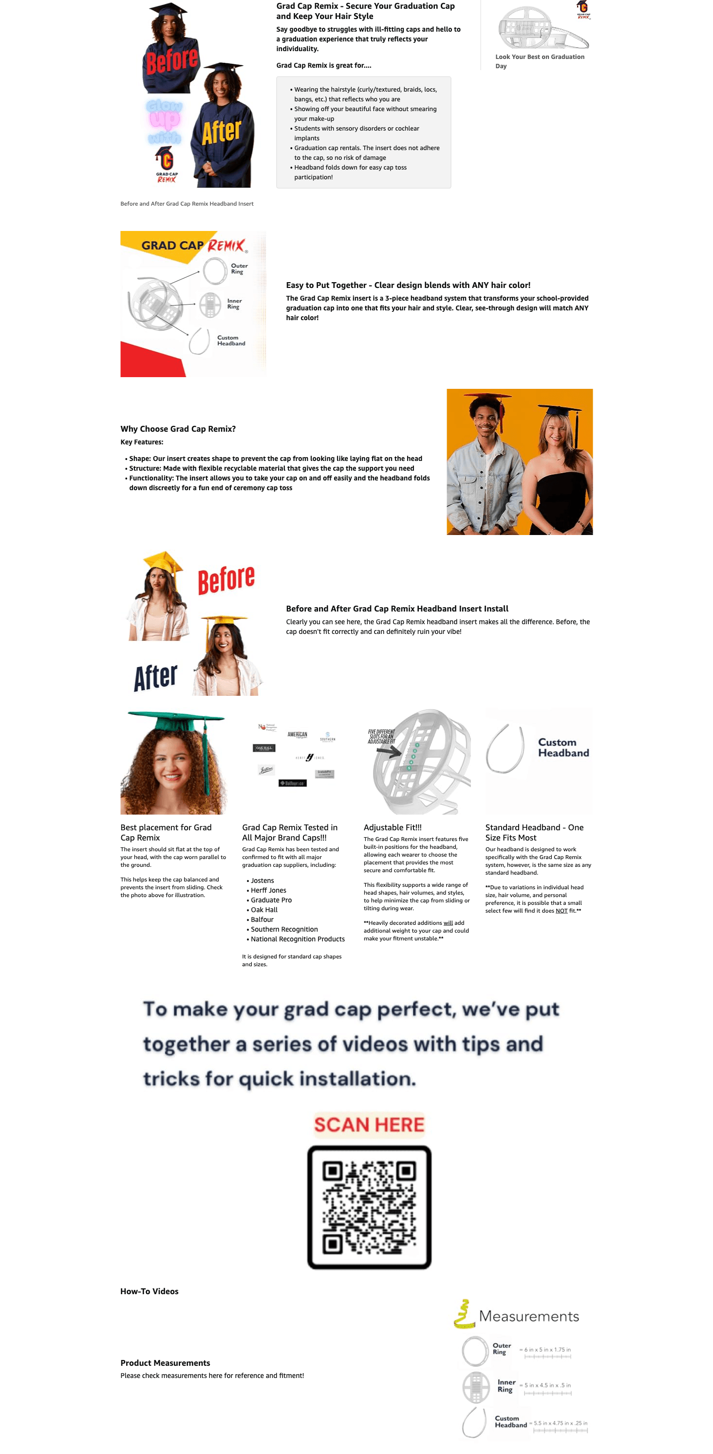 Amazon.com: Grad Cap Remix: A+ Premium
