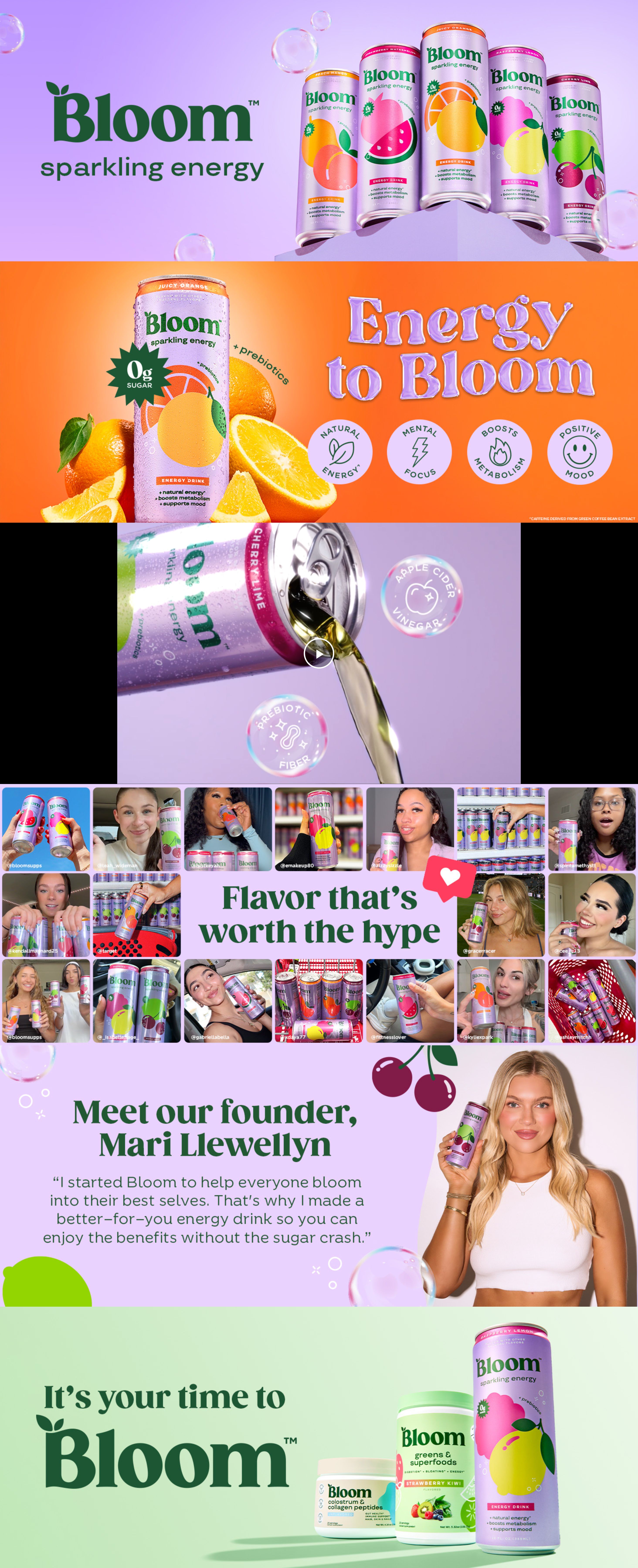 Amazon.com: Bloom Nutrition Sparkling Energy Drink: A+ Premium