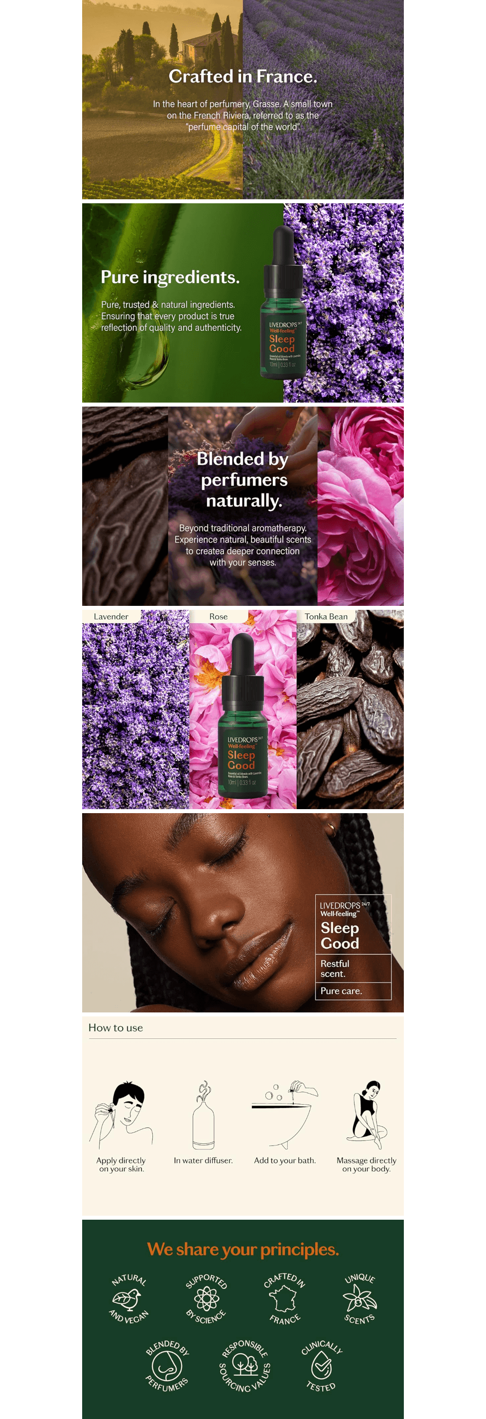 A+ Premium for Amazon.com: LIVEDROPS 24/7 Sleep Good Essential Oil Blend