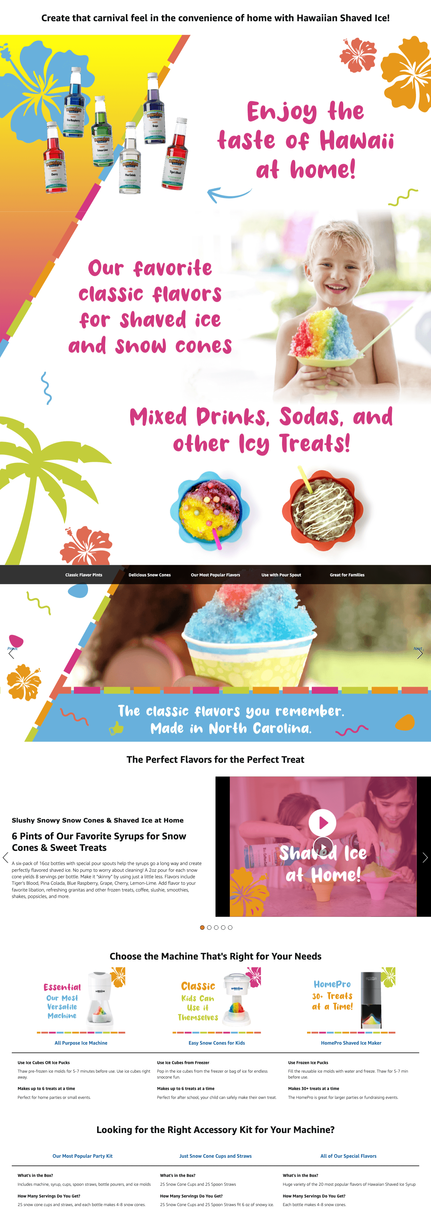 Amazon.com: Hawaiian Shaved Ice Syrup Assortment: A+ Premium