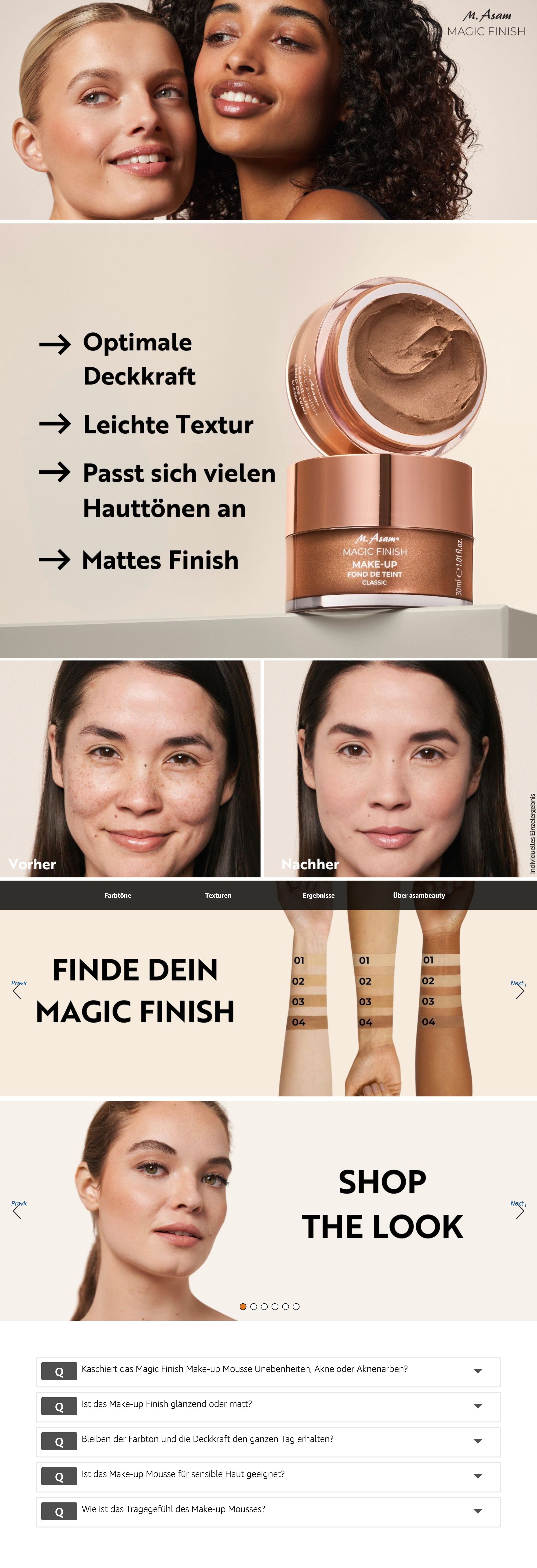 M.Asam Magic Finish: A+ Premium