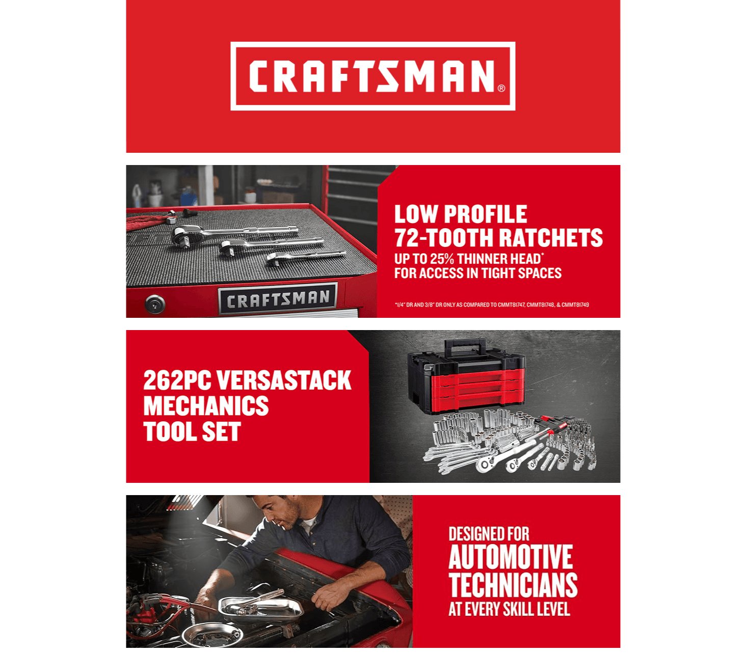 Amazon.com: Craftsman 262-Piece Mechanic Tool Set: A+ Premium