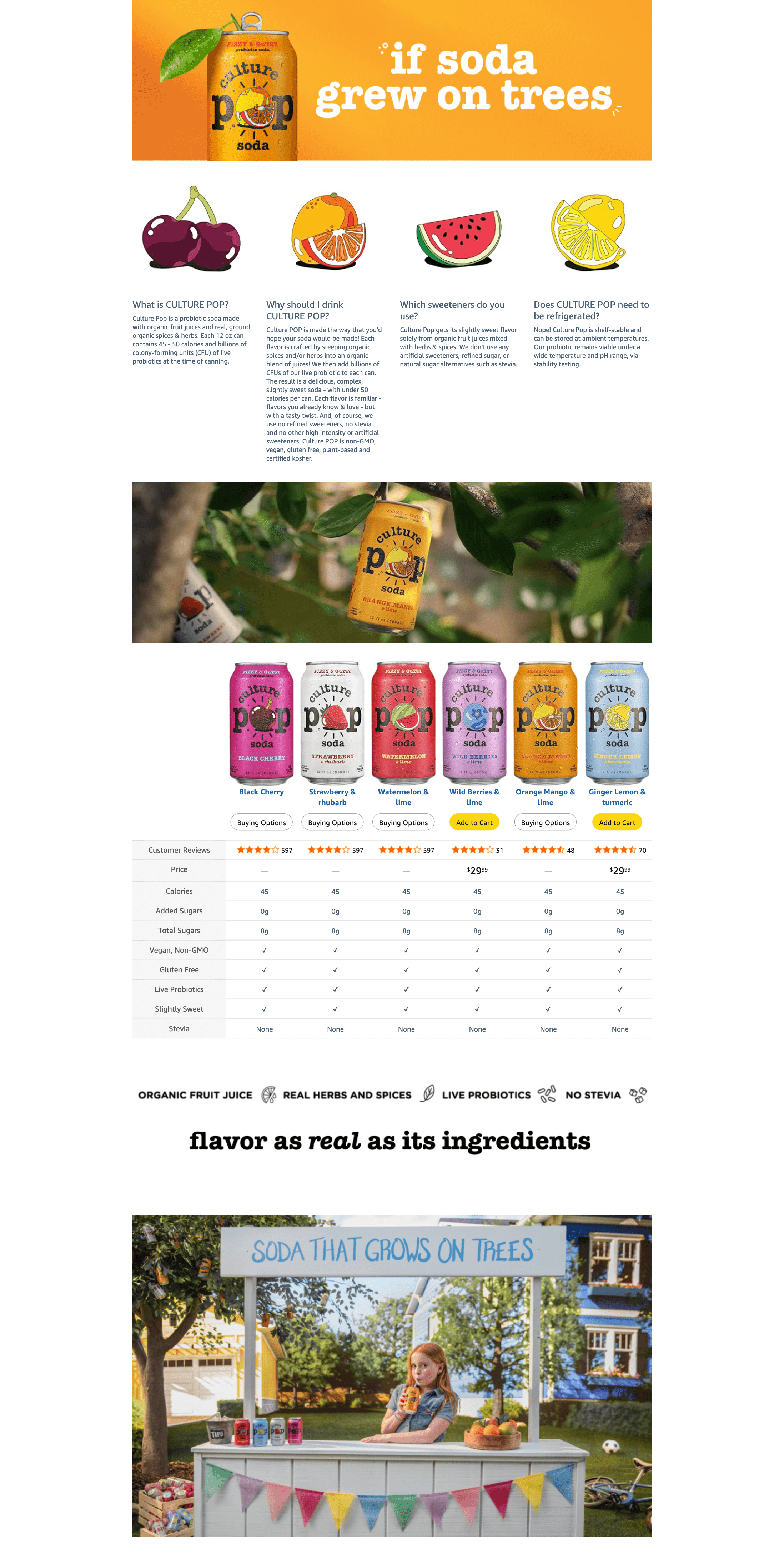 Amazon.com : Culture Pop Soda: A+ Premium