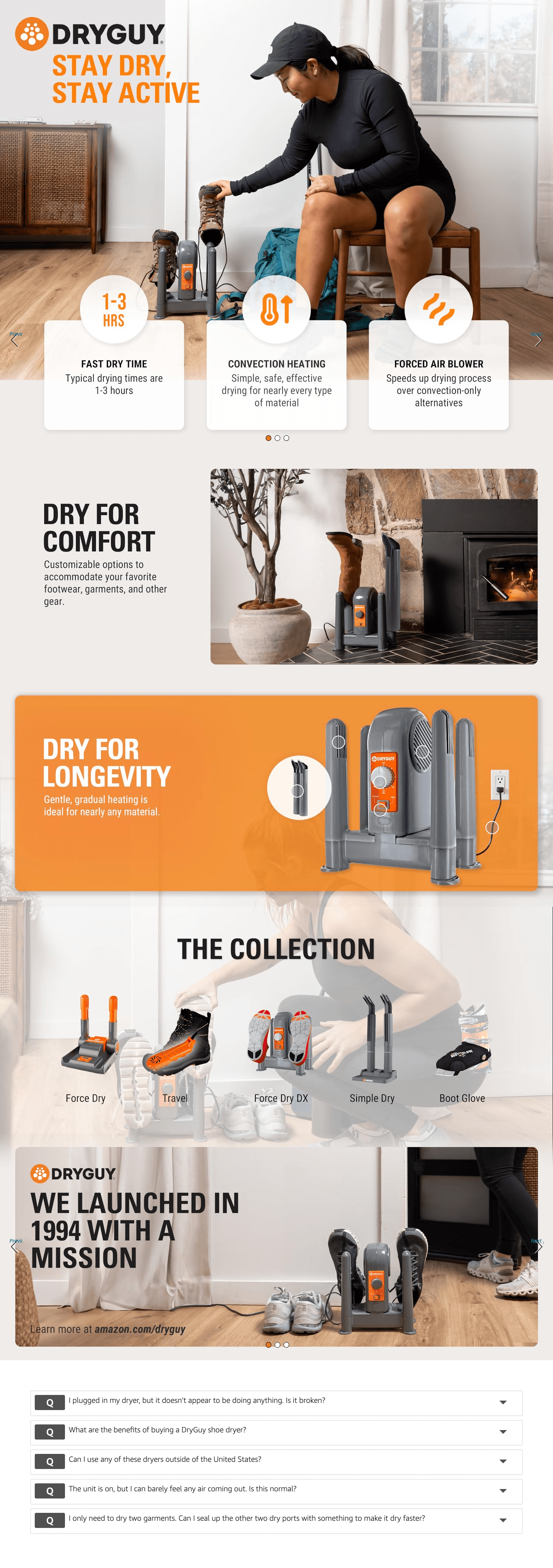 Amazon.com: DryGuy Force Dry DX: A+ Premium