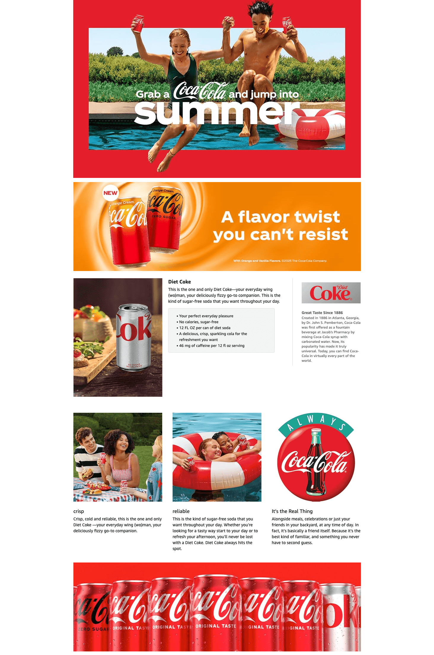 Amazon.com: Diet Coke: A+ Premium