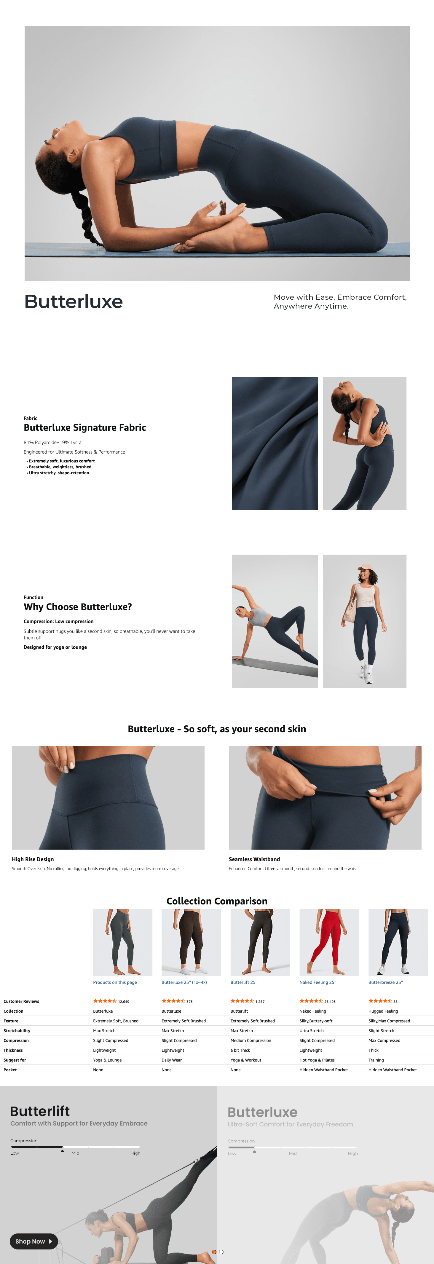 Amazon.com: CRZ YOGA Butterluxe High Waisted Lounge Legging 25": A+ Premium