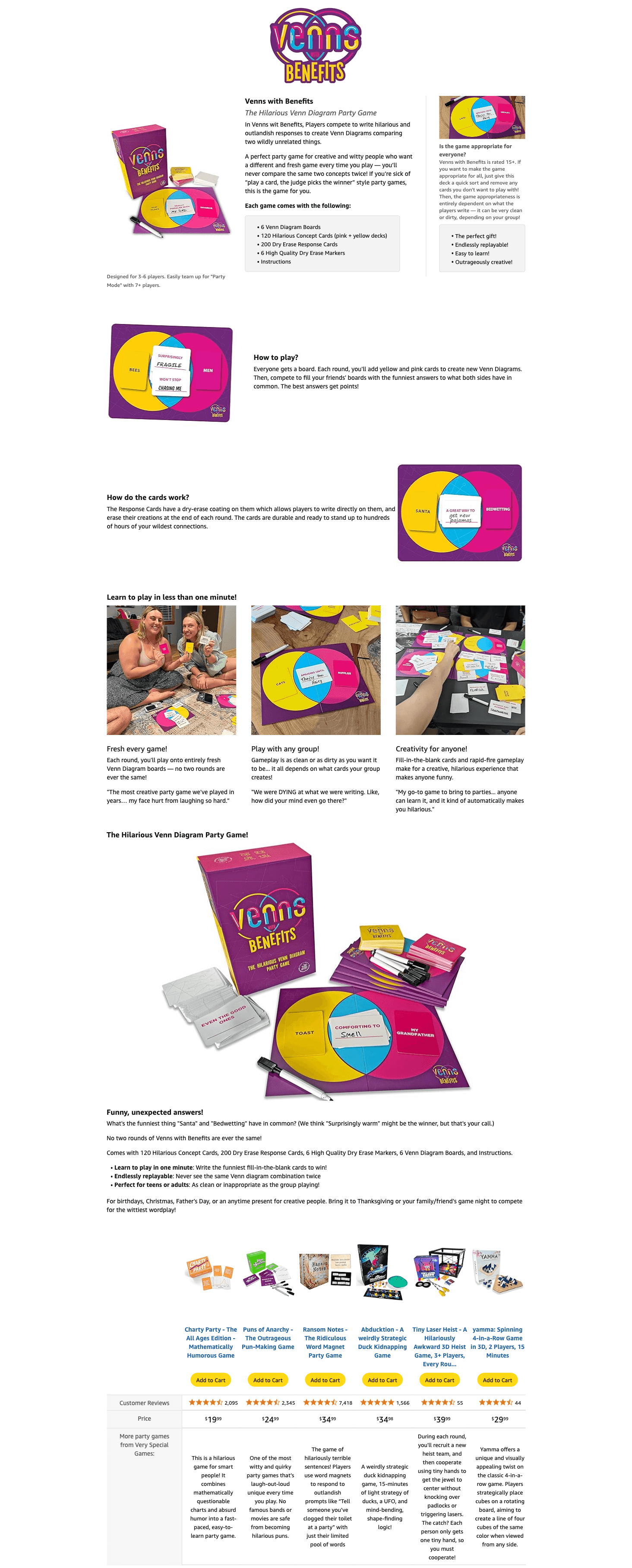 Amazon.com: VENNS WITH BENEFITS: A+ Premium