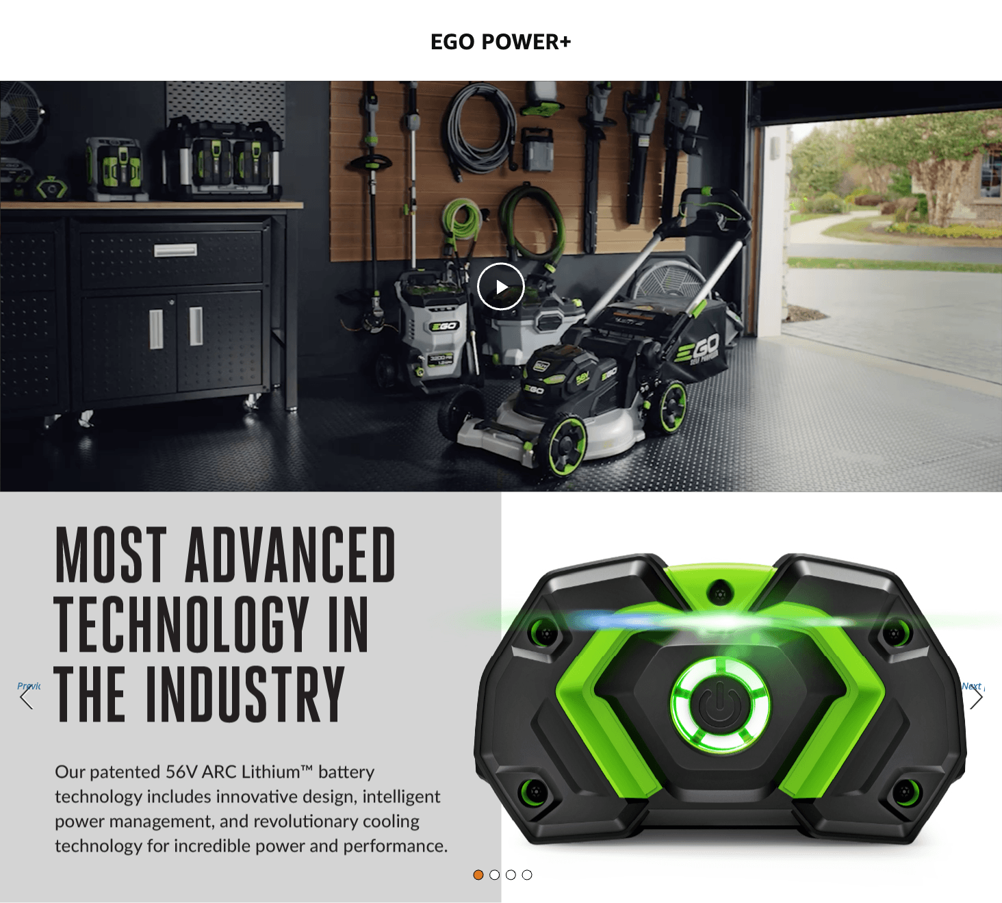 Amazon.com: EGO POWER+ Battery 56V: A+ Premium