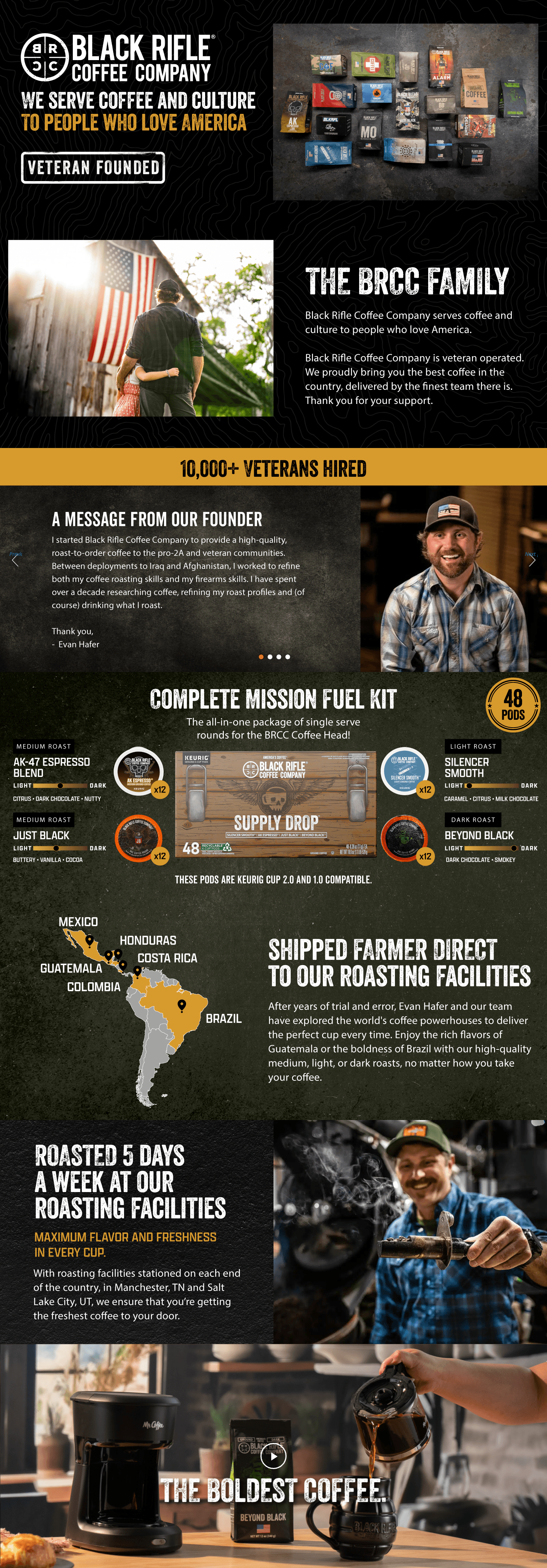 A+ Premium for Amazon.com: Black Rifle Coffee Company Supply Drop Variety Pack (48 Count of K Cups)