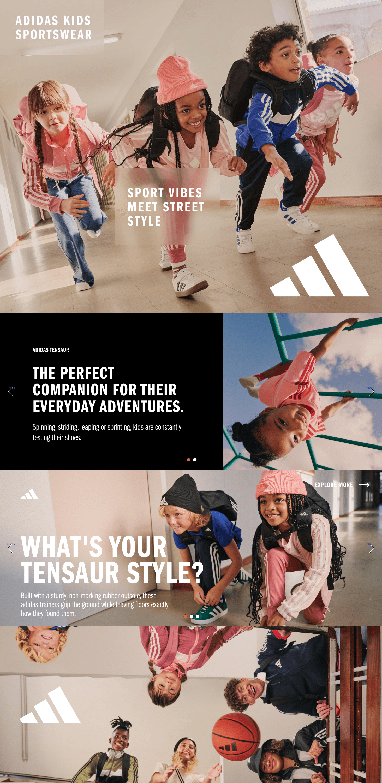 A+ Premium for adidas Tensaur Hook and Loop Shoes Running