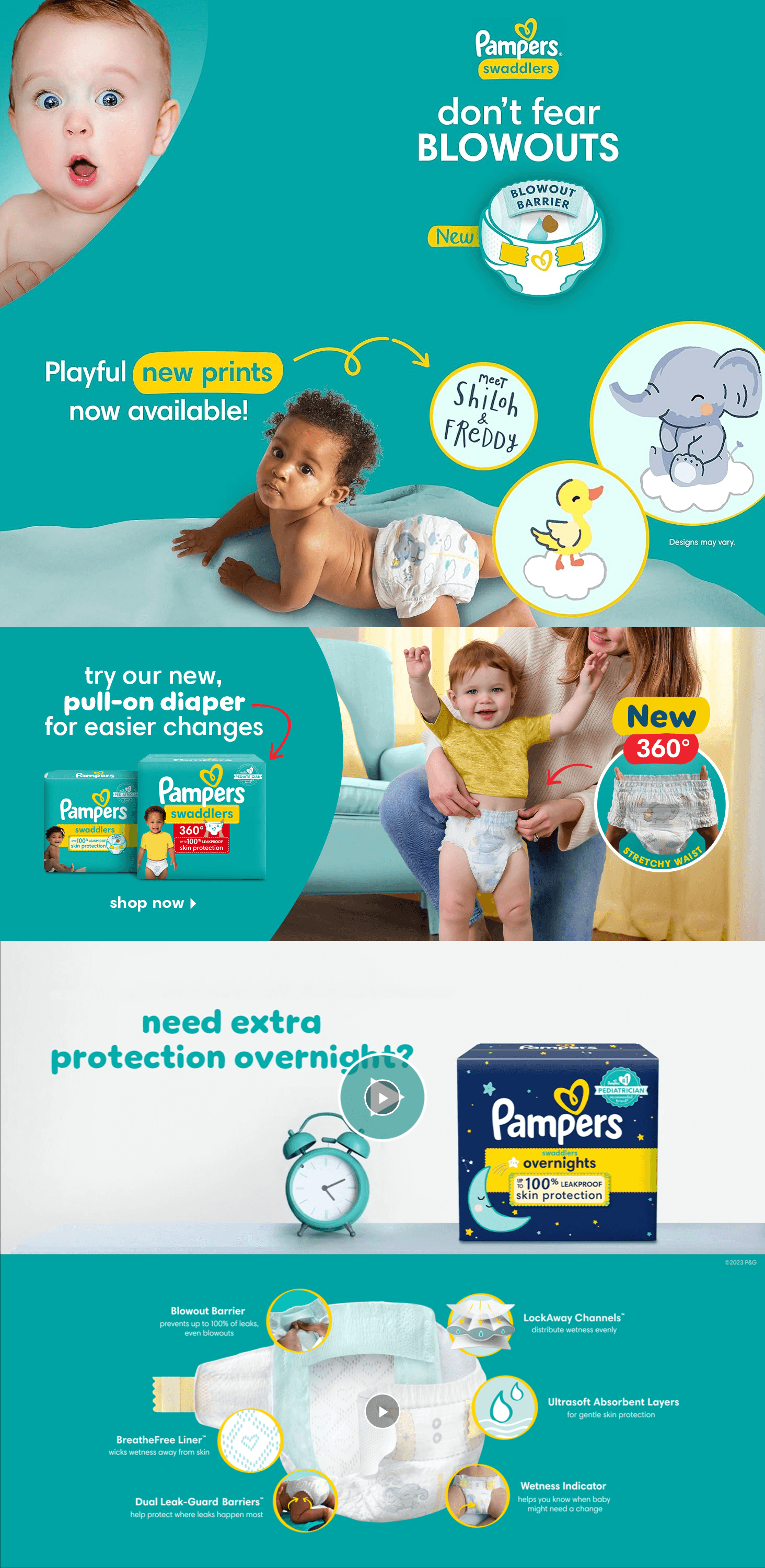 A+ Premium for Amazon.com: Pampers Baby Diapers
