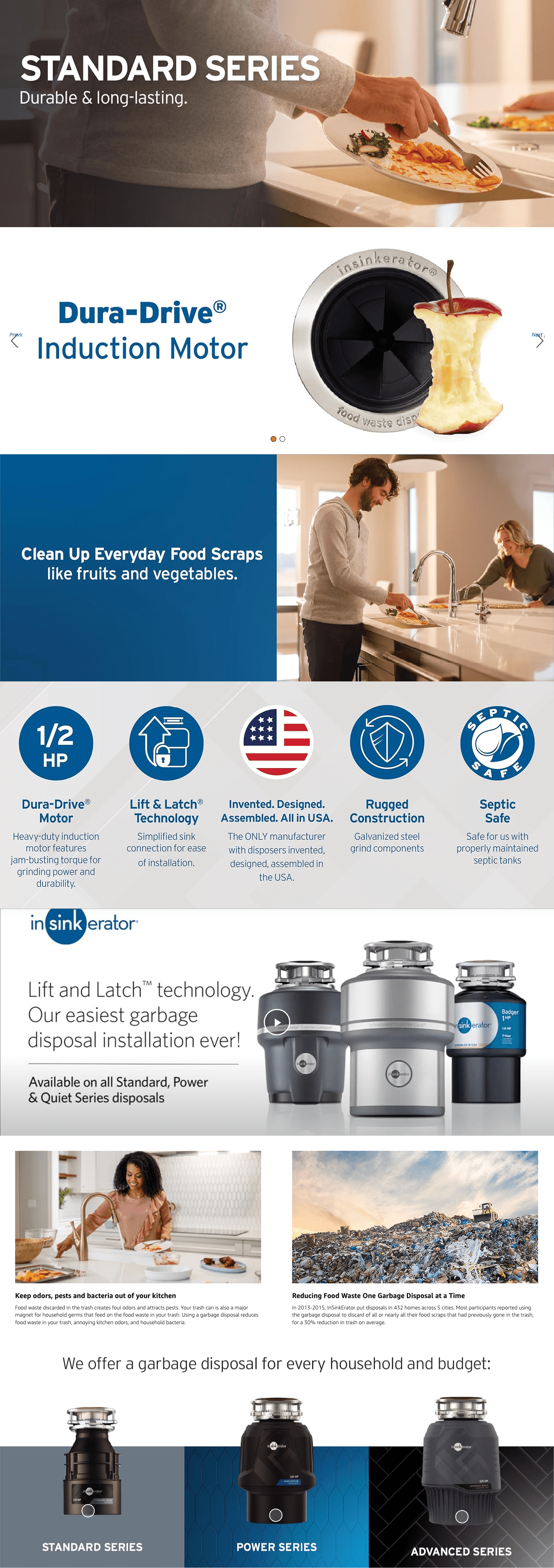 InSinkErator Badger 5 Garbage Disposal with Power Cord: A+ Premium