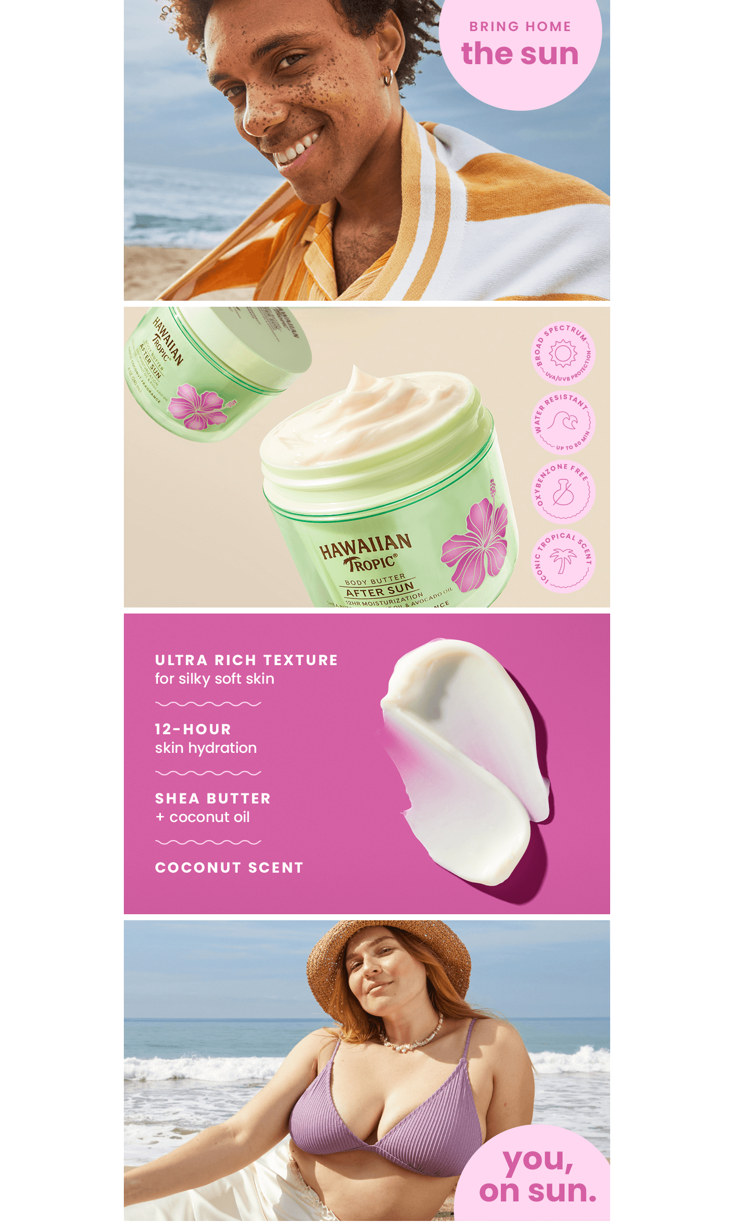 A+ Premium for Amazon.com : Hawaiian Tropic After Sun Body Butter with Coconut Oil