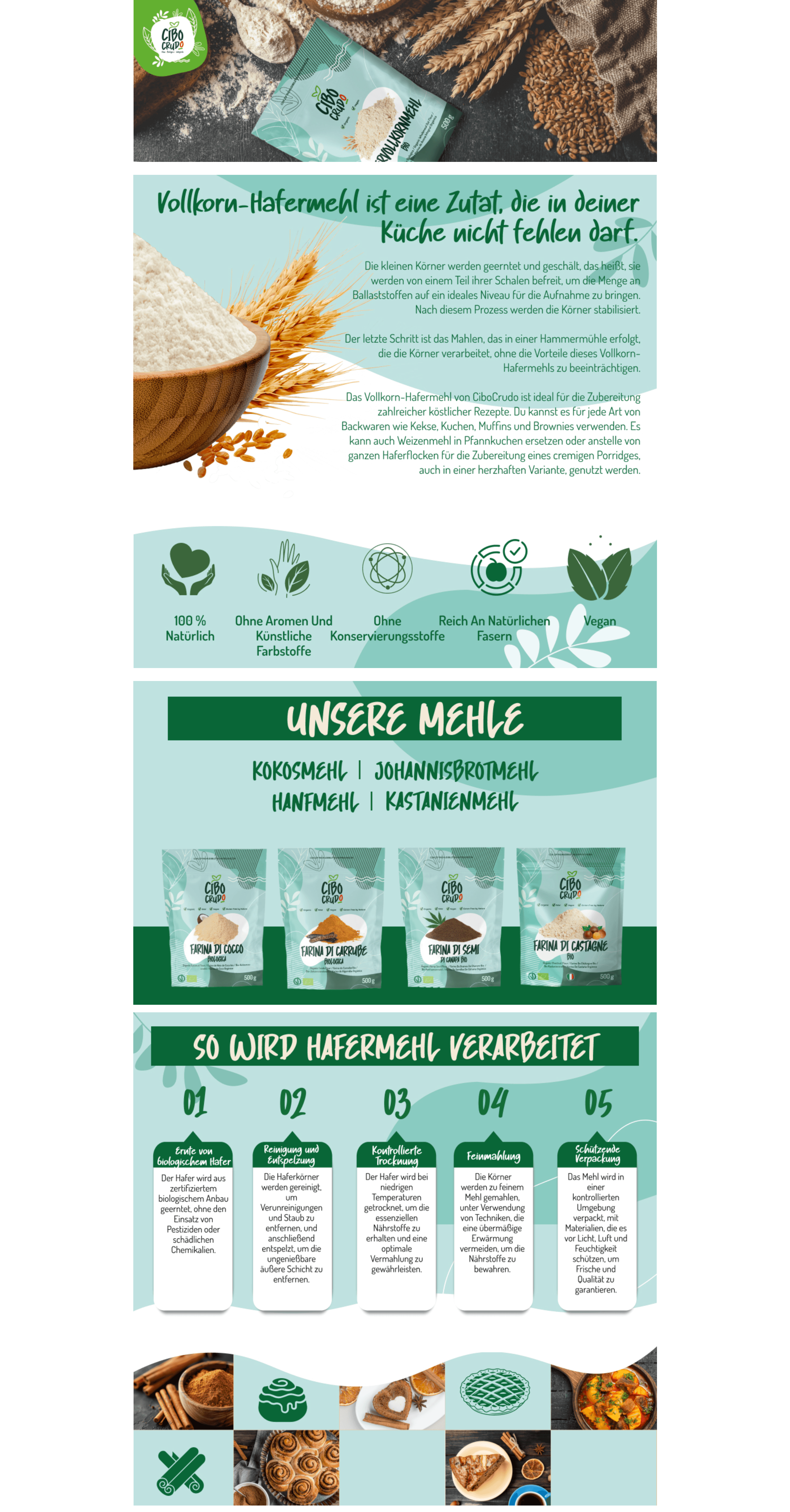Hafermehl Bio: A+ Premium