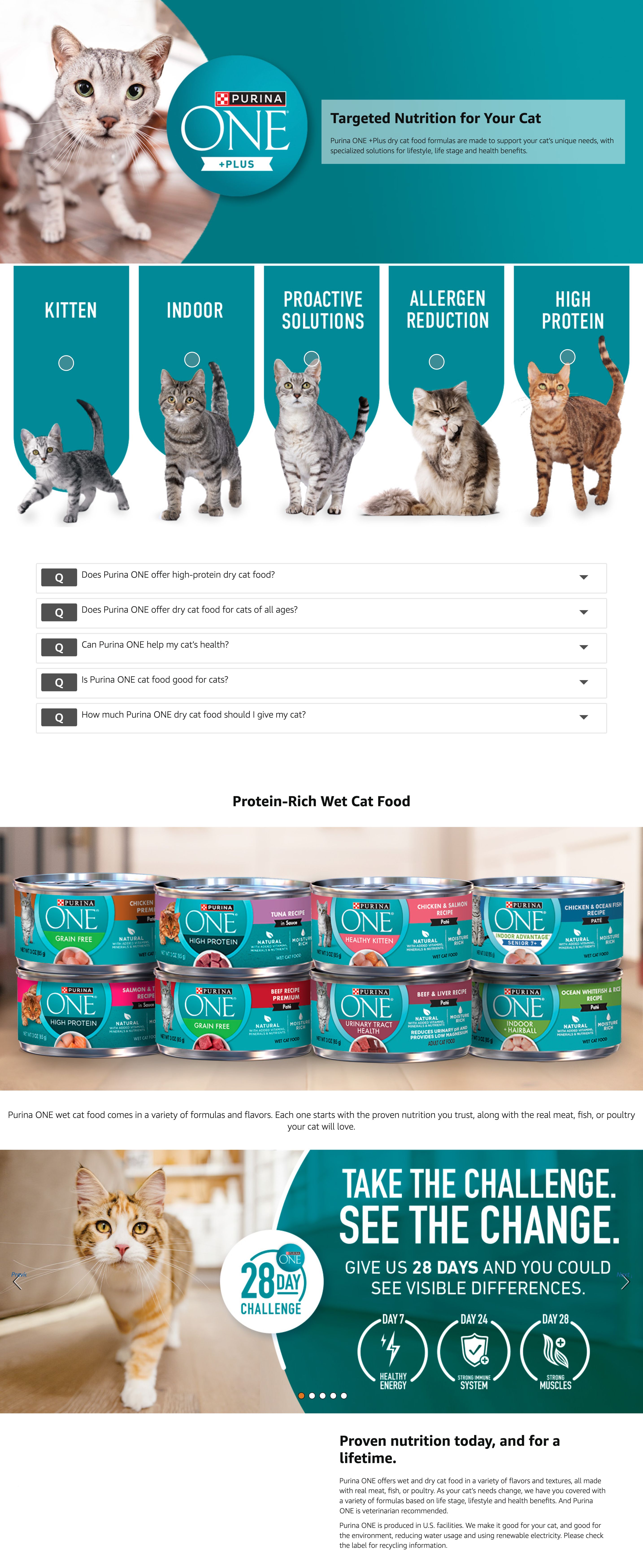 A+ Premium for Amazon.com : Purina ONE Sensitive Stomach