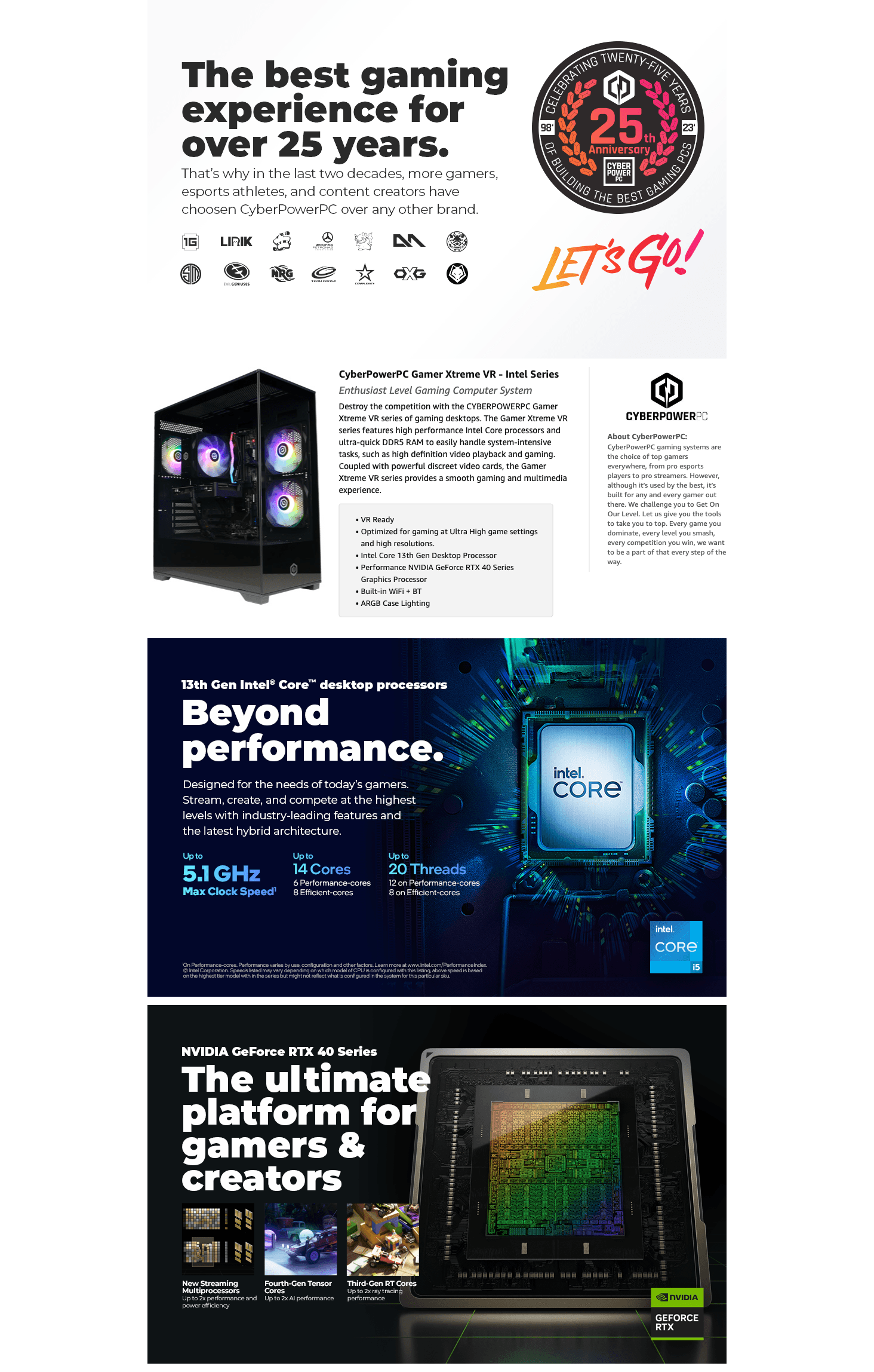 Amazon.com: CyberPowerPC Gamer Xtreme VR Gaming PC: A+ Premium