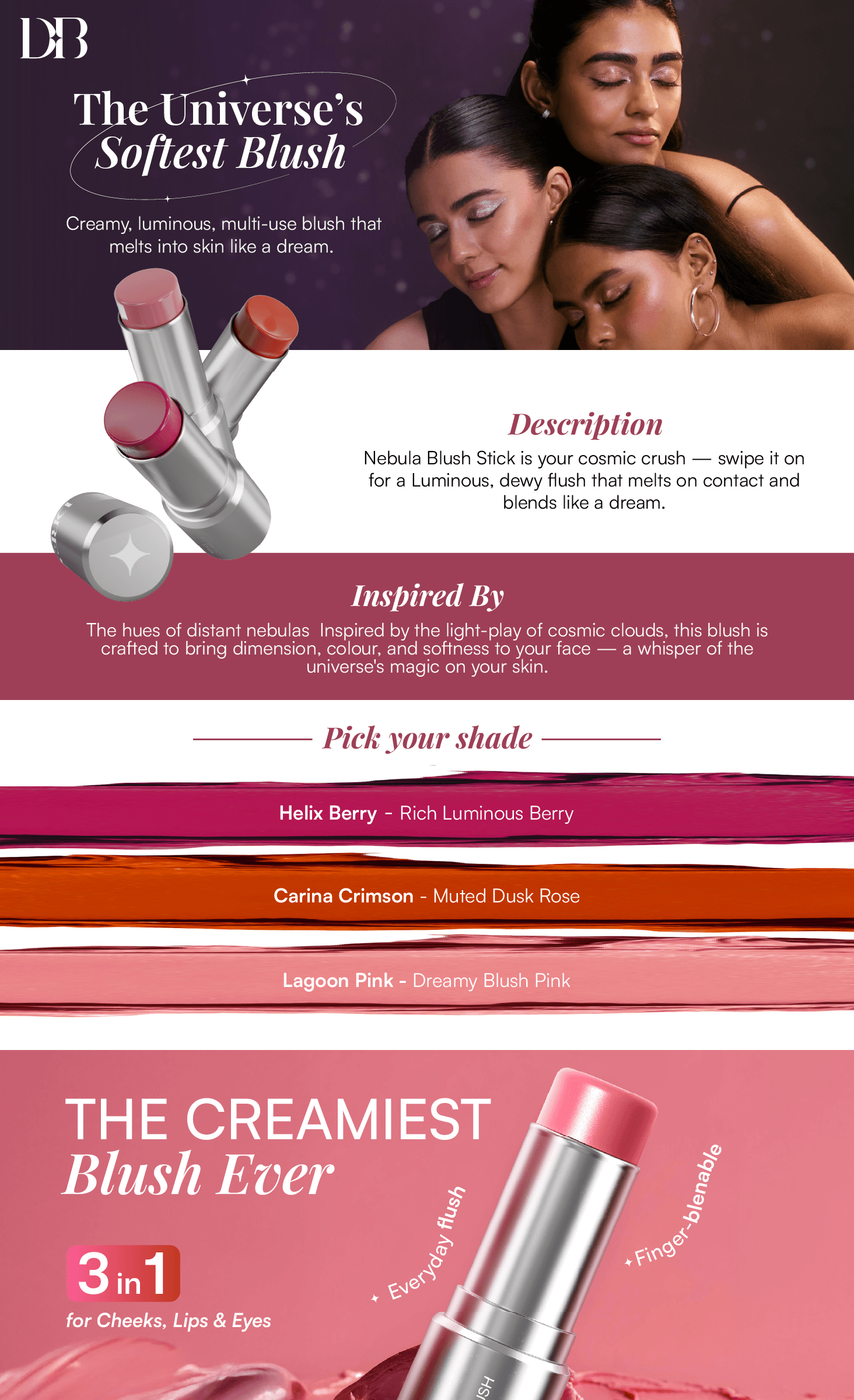 A+ for Buy Dream Beauty Nebula Cream Blush