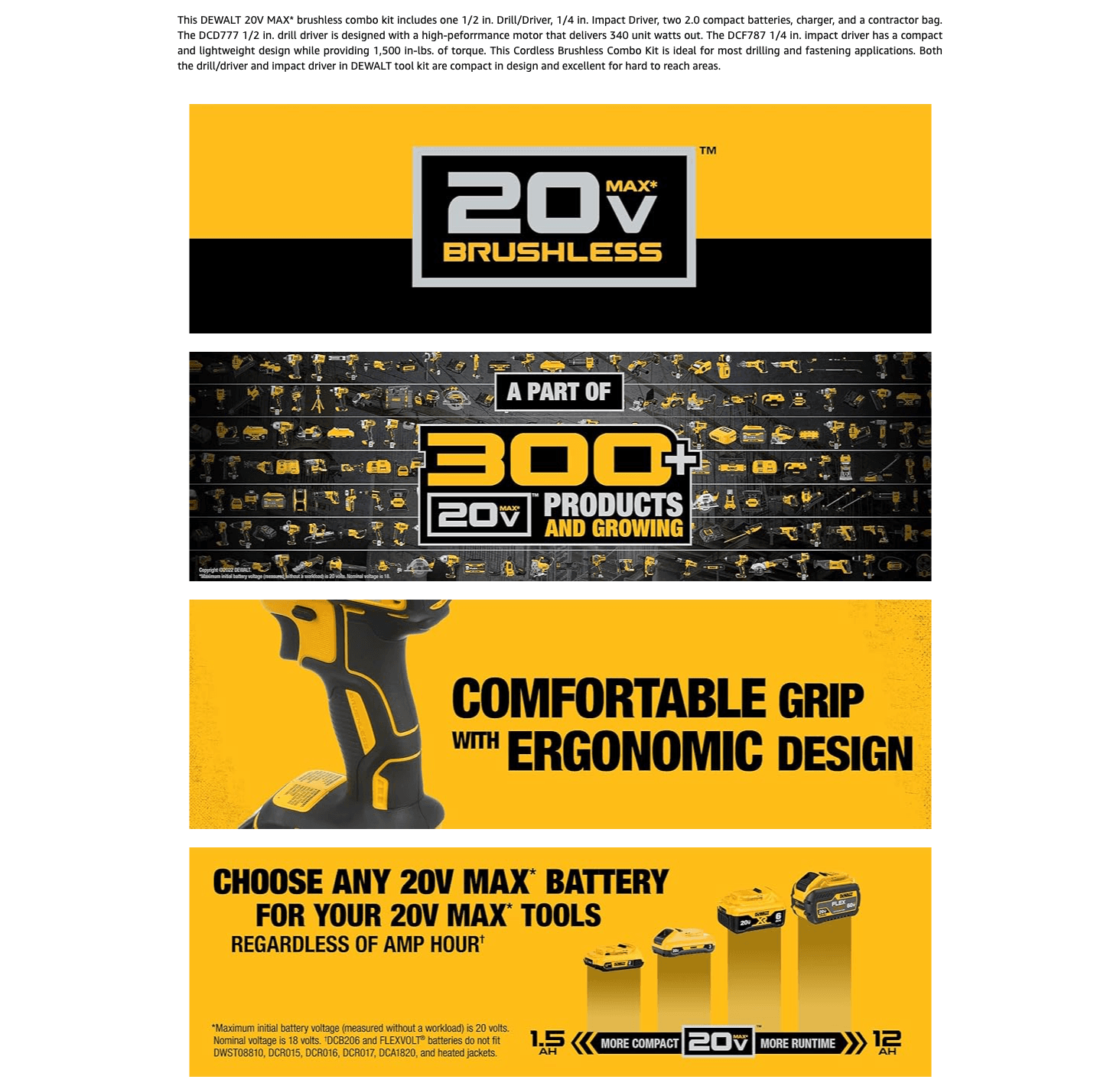 DEWALT 20V MAX Cordless Drill: A+ Premium