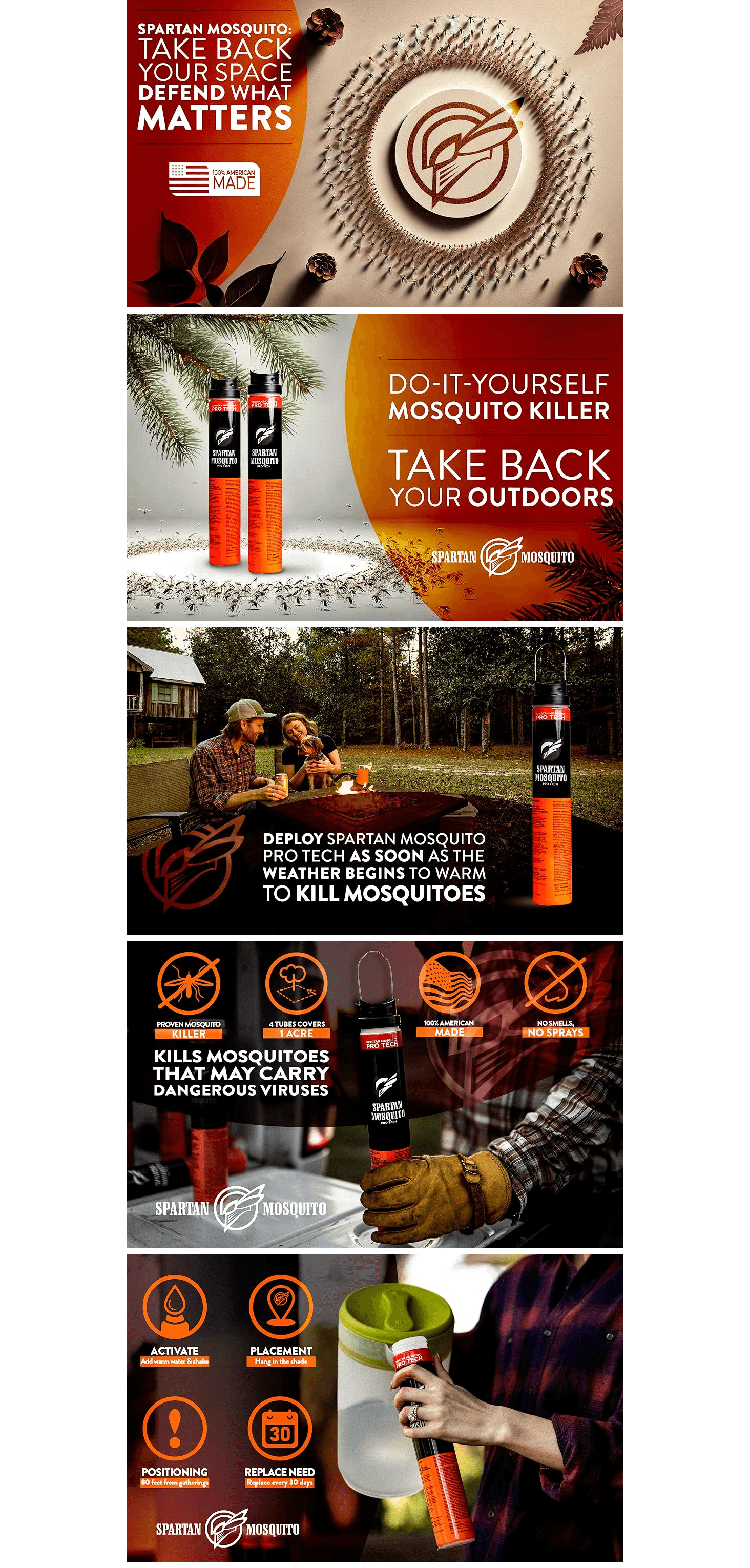 Amazon.com: Spartan Mosquito Pro Tech: A+ Premium