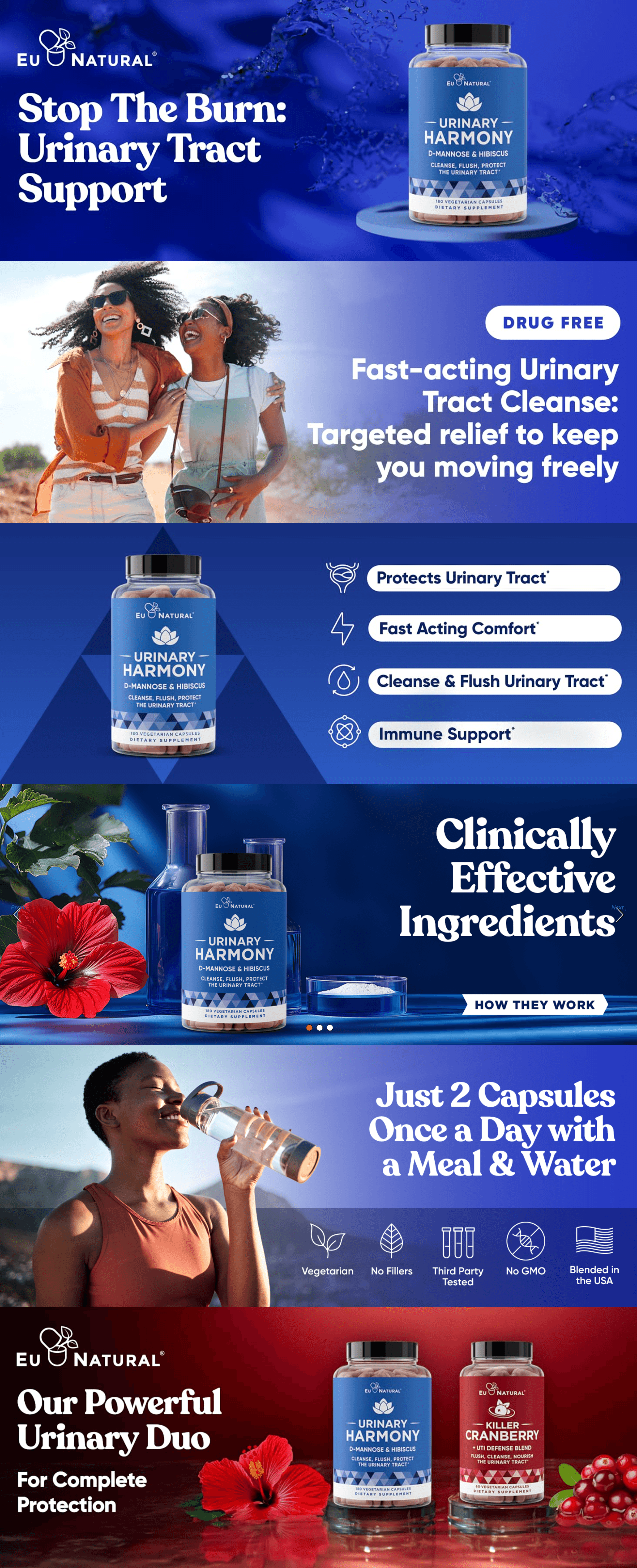 Amazon.com: Urinary Harmony D-Mannose Supplement: A+ Premium
