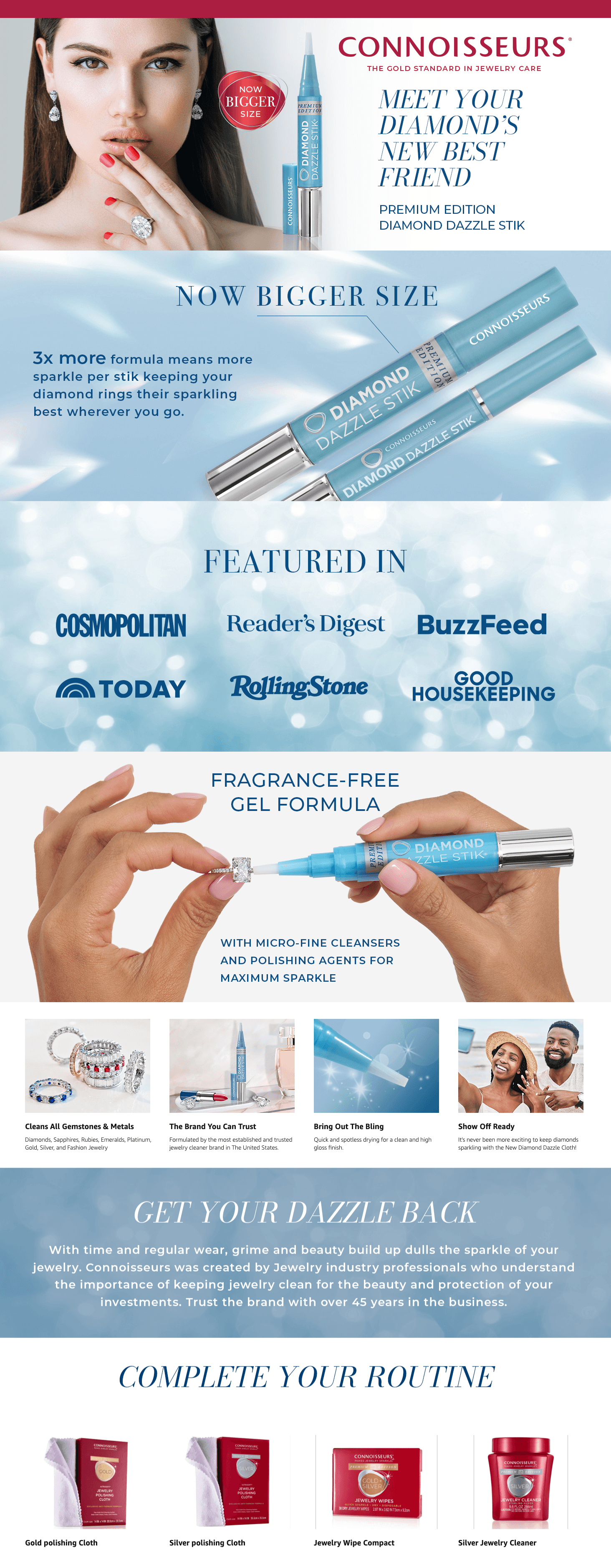 Amazon.com: CONNOISSEURS Diamond Dazzle Stik: A+ Premium