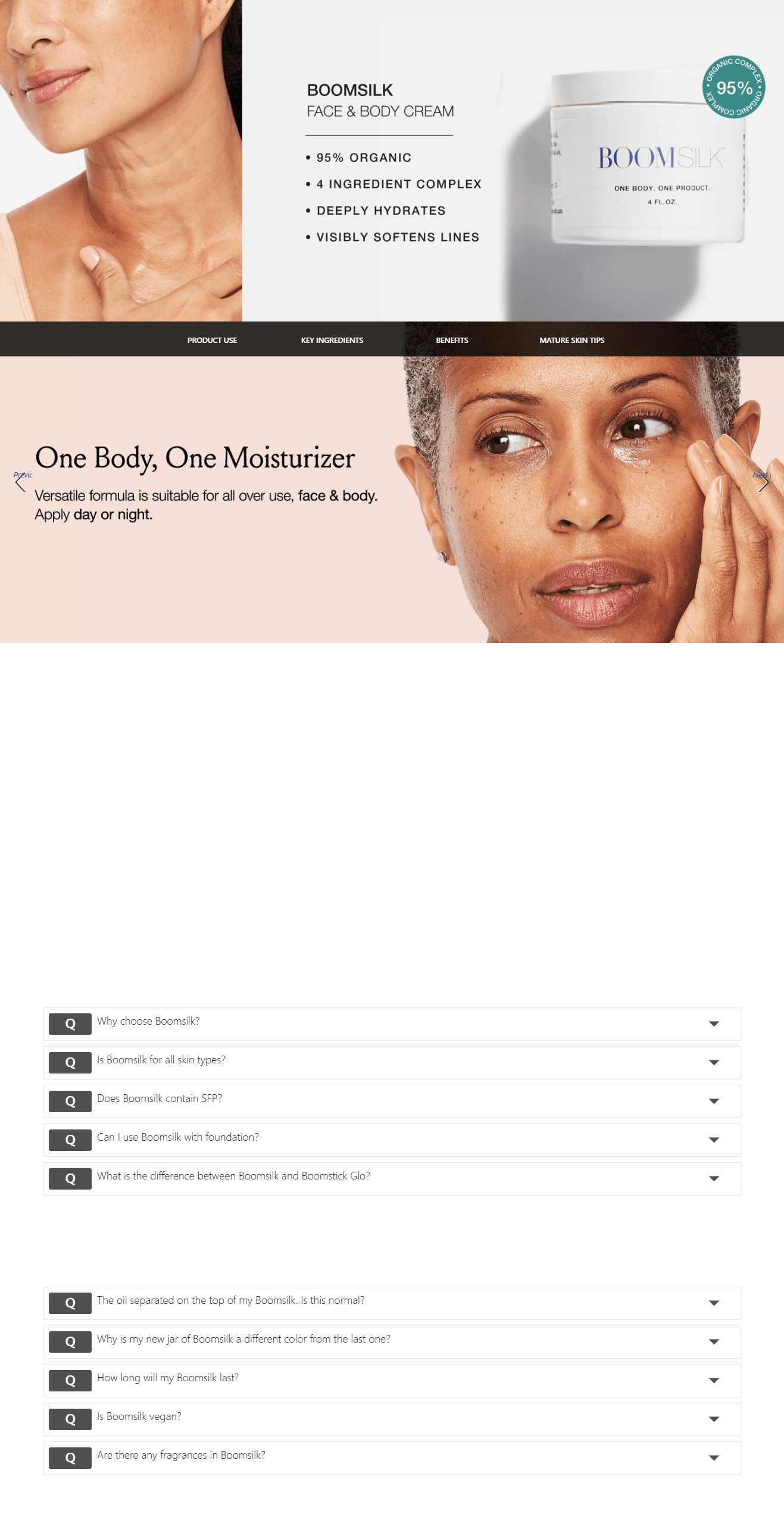 Amazon.com: BOOM! by Cindy Joseph Boomsilk: A+ Premium