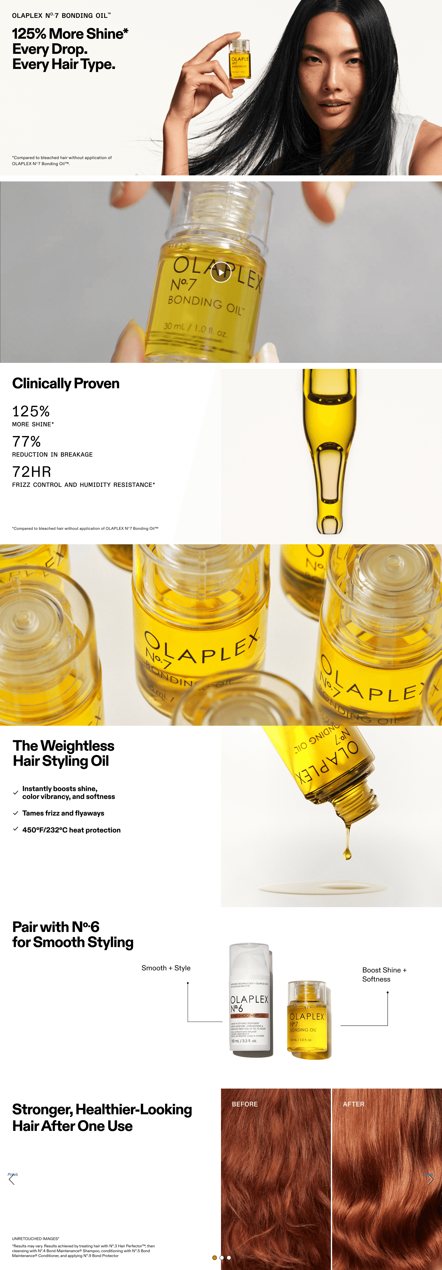 Amazon.com: Olaplex No. 7 Bonding Oil: A+ Premium