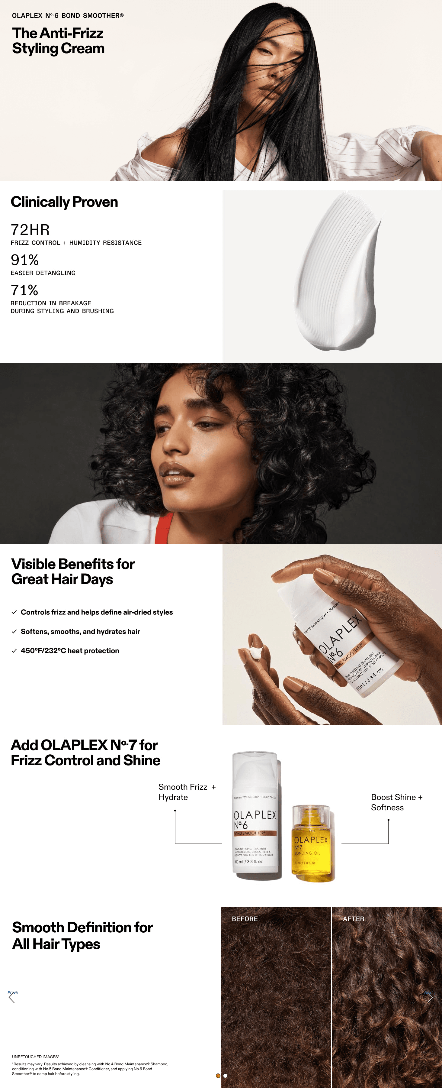 Amazon.com: Olaplex No. 6 Bond Smoother: A+ Premium