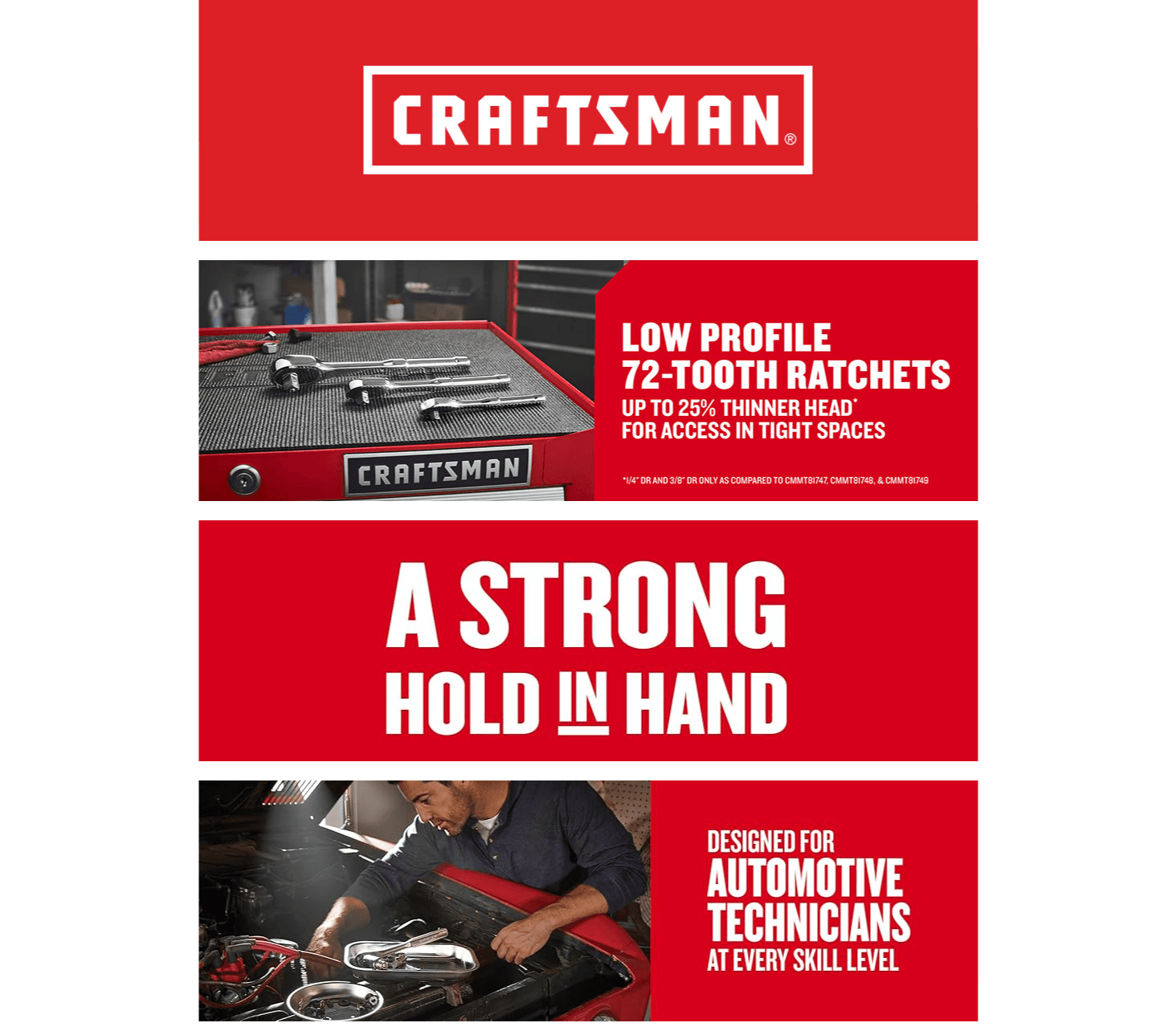 Amazon.com: Craftsman VERSASTACK Mechanics Tool Set: A+ Premium