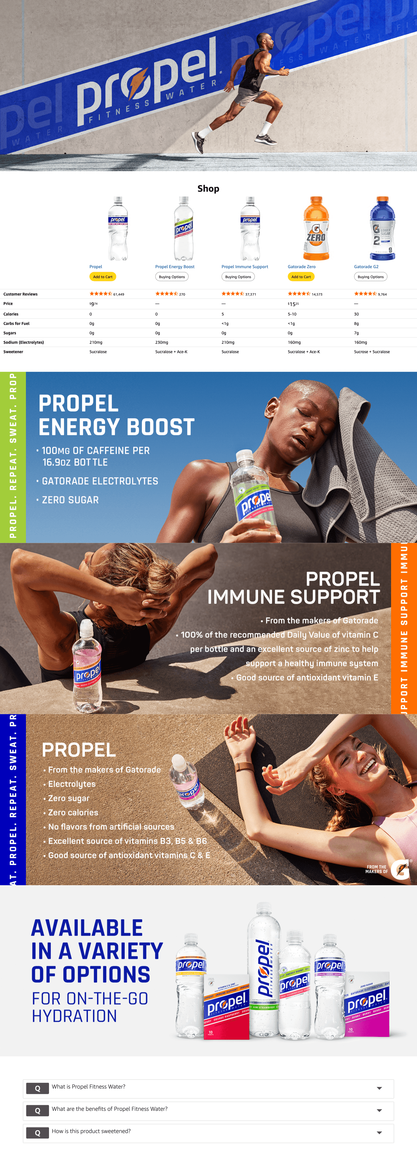 Amazon.com: Propel: A+ Premium