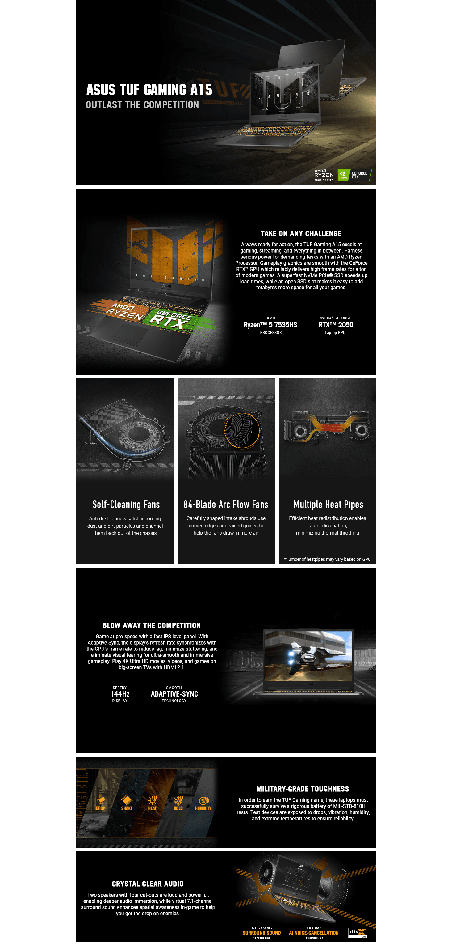 A+ Premium for Amazon.com: ASUS TUF Gaming A15 Gaming Laptop