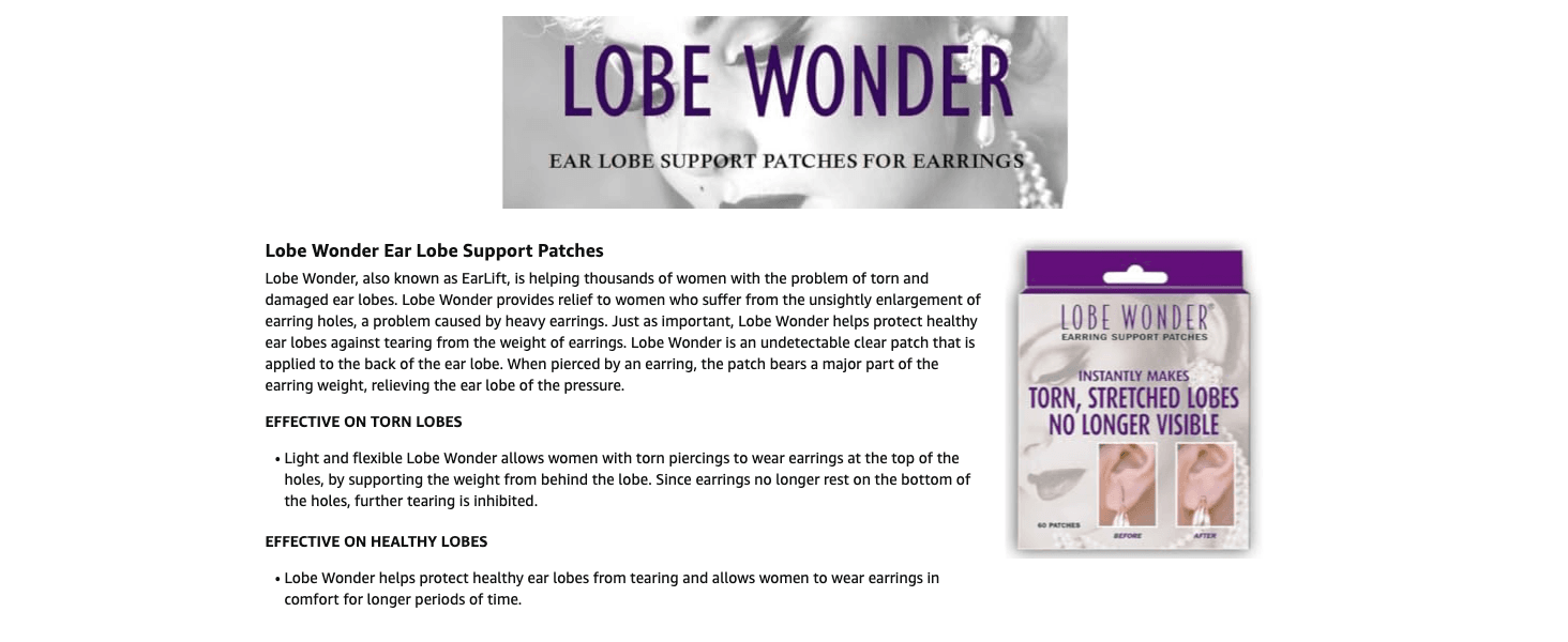 Amazon.com: Lobe Wonder: A+ Premium