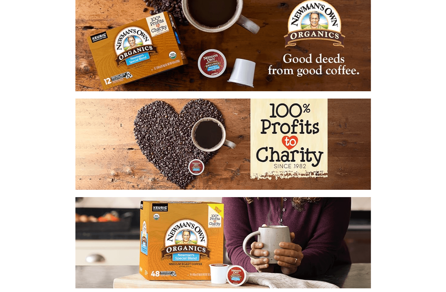 A+ Premium for Amazon.com: Newman's Own Organics Special Blend Keurig Single-Serve K-Cup Pods
