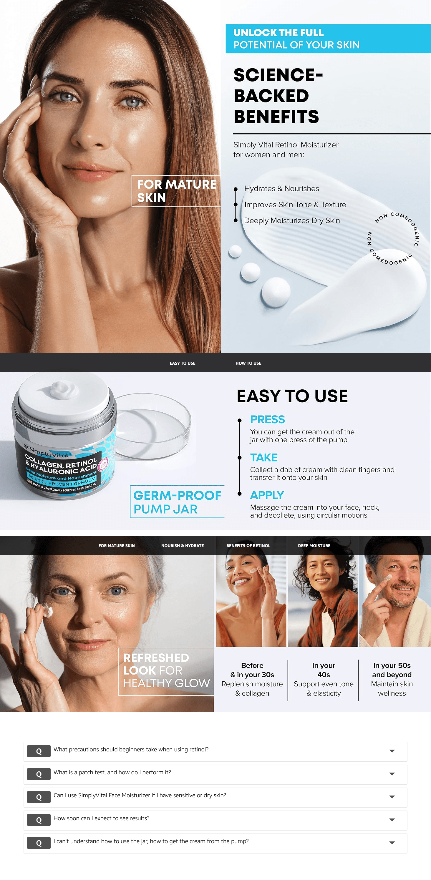 Amazon.com: SimplyVital Collagen: A+ Premium