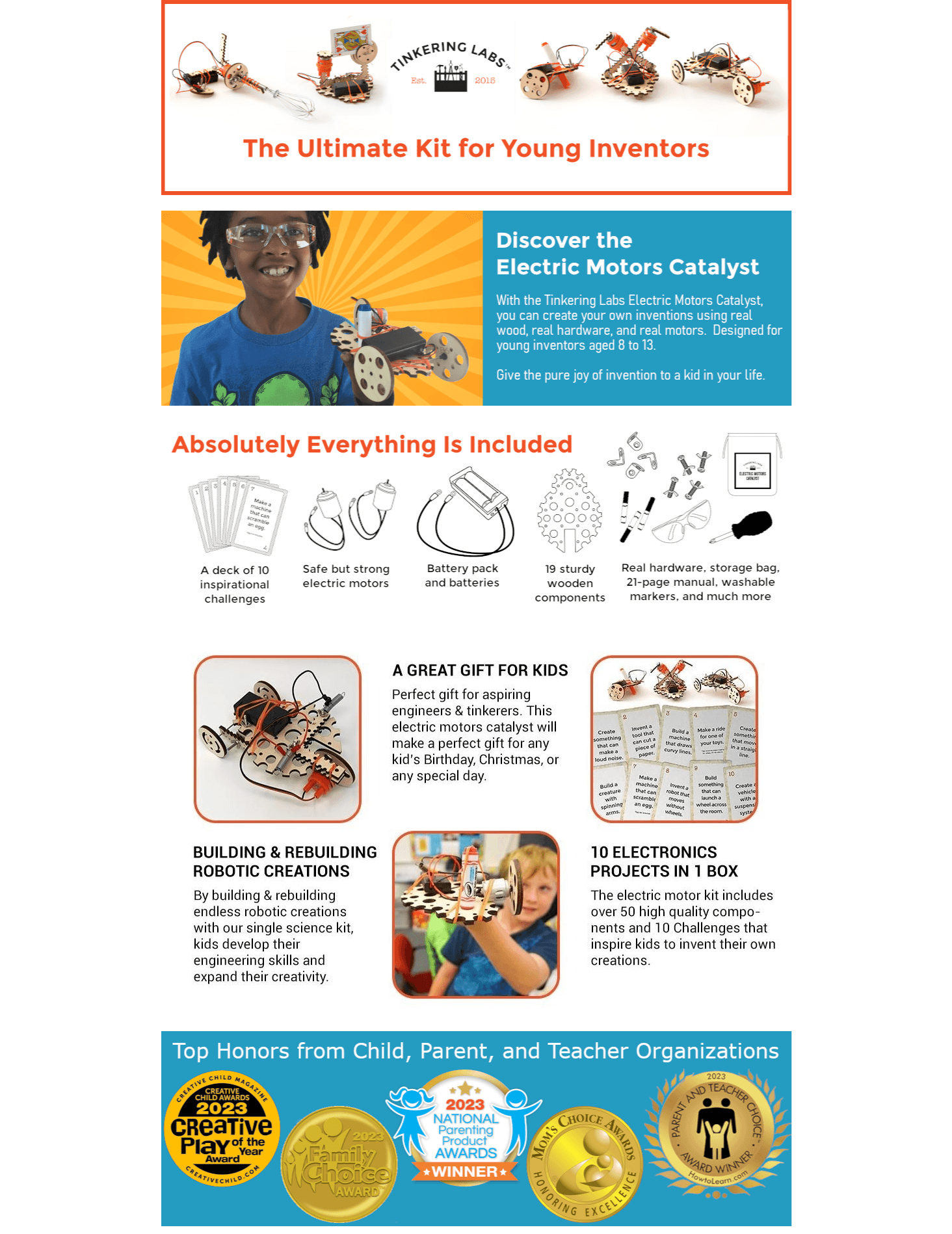 A+ Premium for Amazon.com: Tinkering Labs Robotics Engineering Kit